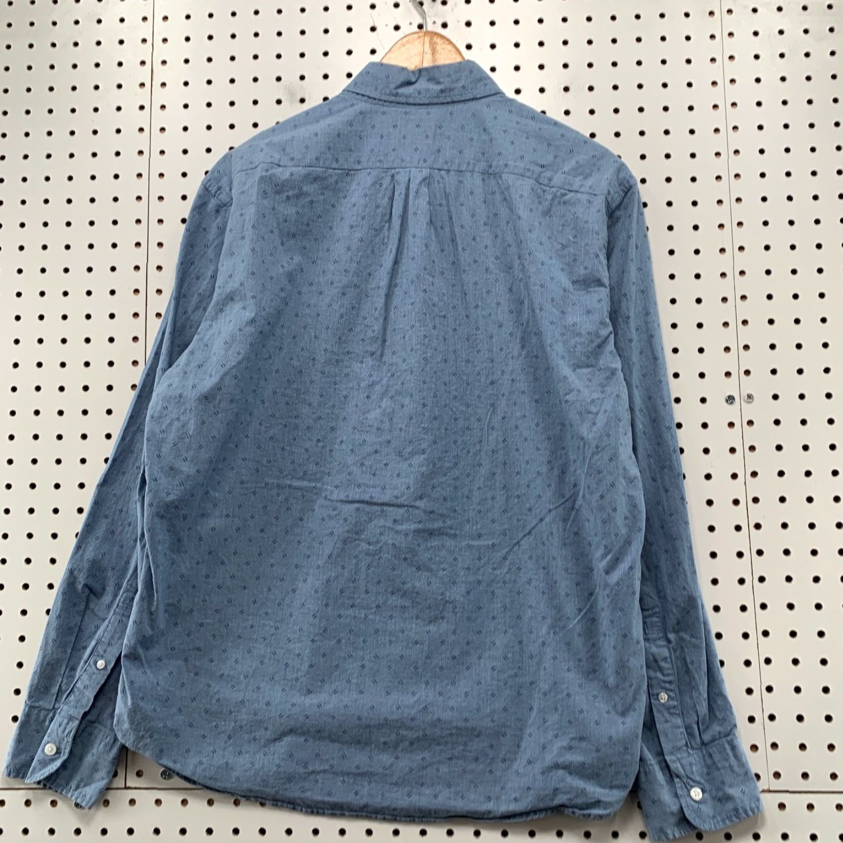 J.Crew J.CREW Button-Up Shirt Mens Large Blue Slim Untucked Secret Wash Short Stretch Blue Size US L / EU 52-54 / 3 - 2 Thumbnail