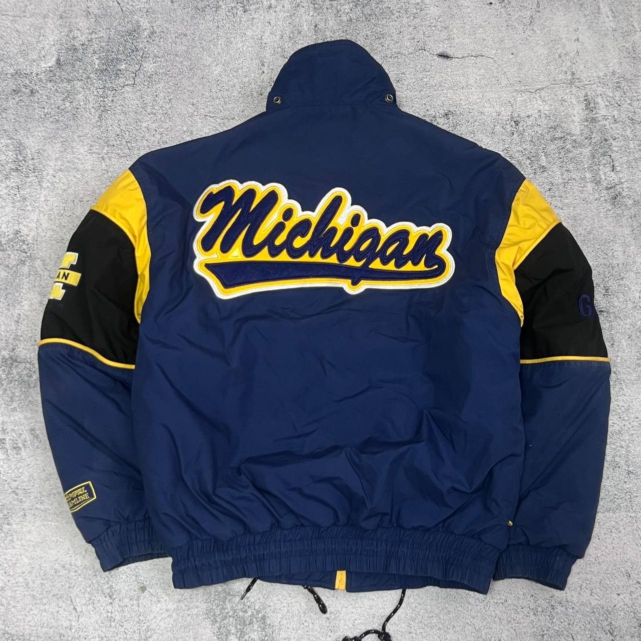 Vintage Vintage Campri Michigan Wolverines Bomber Jacket Zip Size M Size US M / EU 48-50 / 2 - 6 Thumbnail