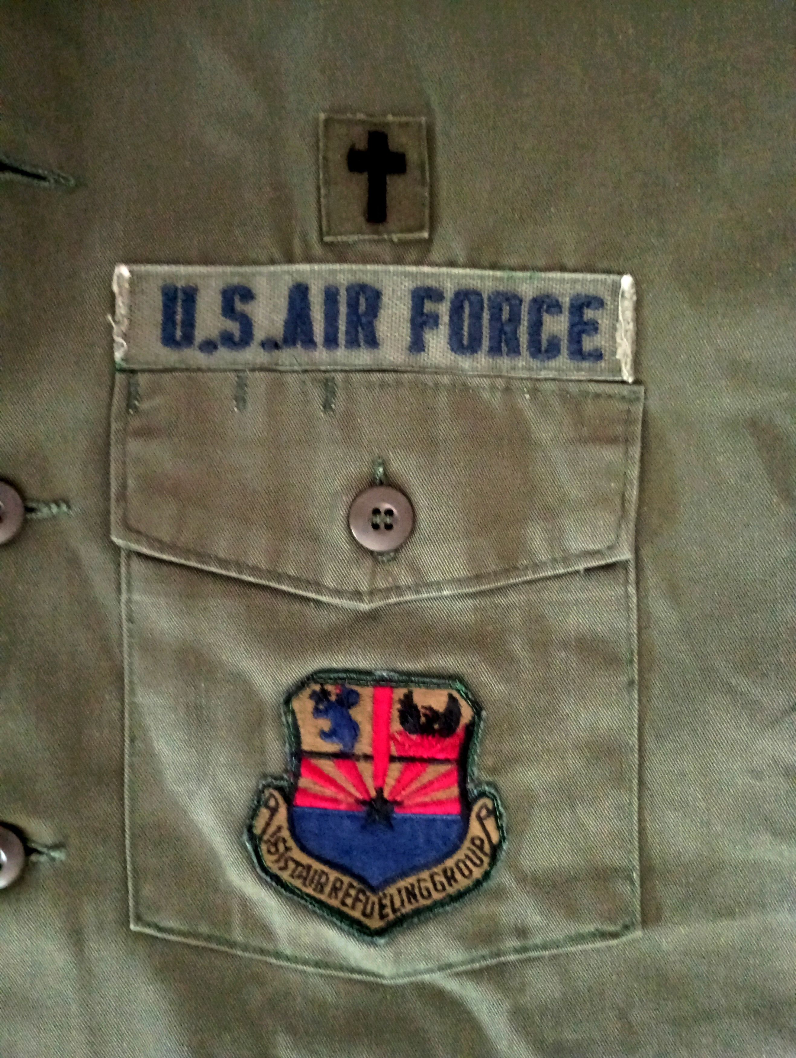 Vintage Vintage Military Harper US Air Force Button ups Shirt Size US L / EU 52-54 / 3 - 5 Thumbnail