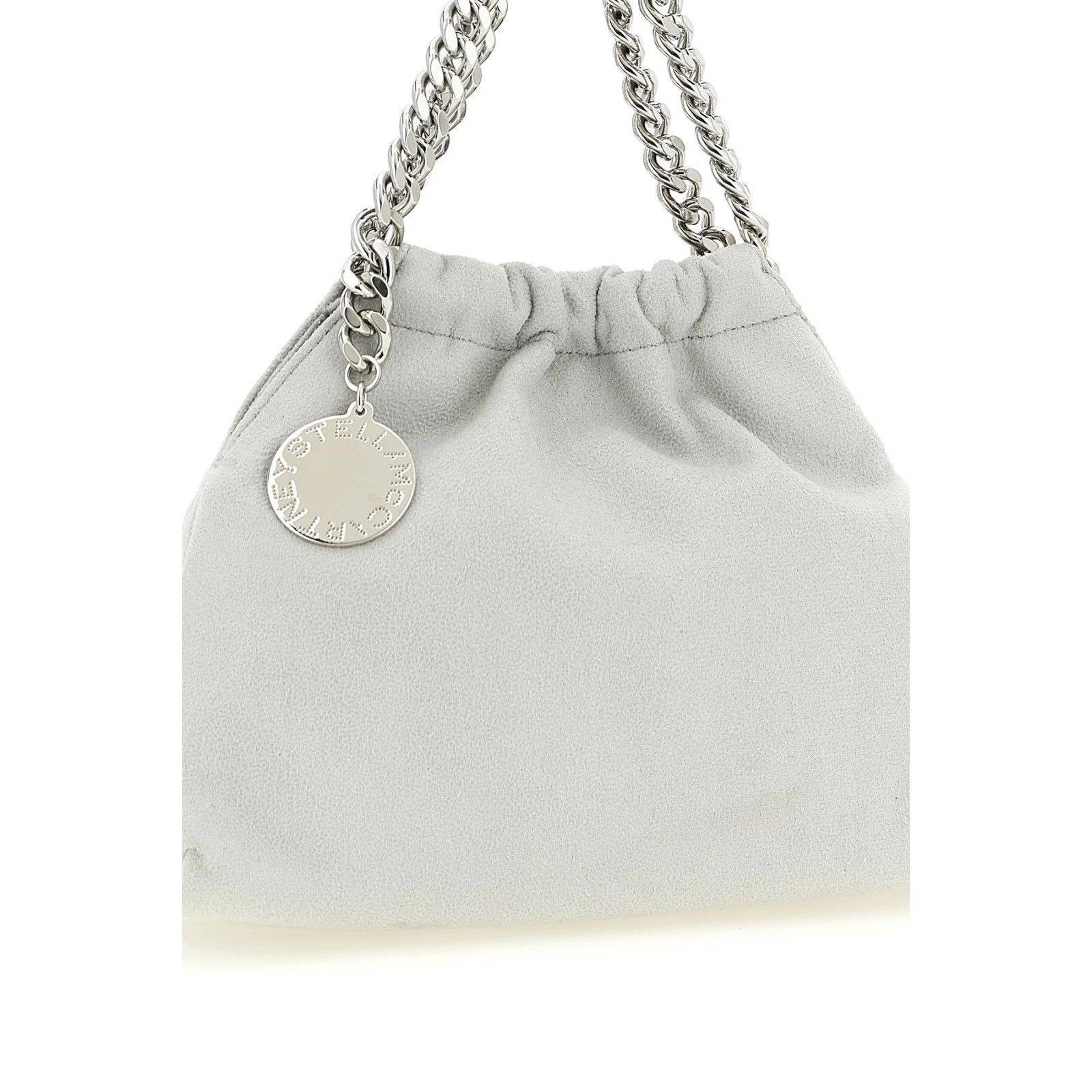 Stella McCartney Stella McCartney Falabella White Mini Drawstring Handbag New Size ONE SIZE - 3 Thumbnail