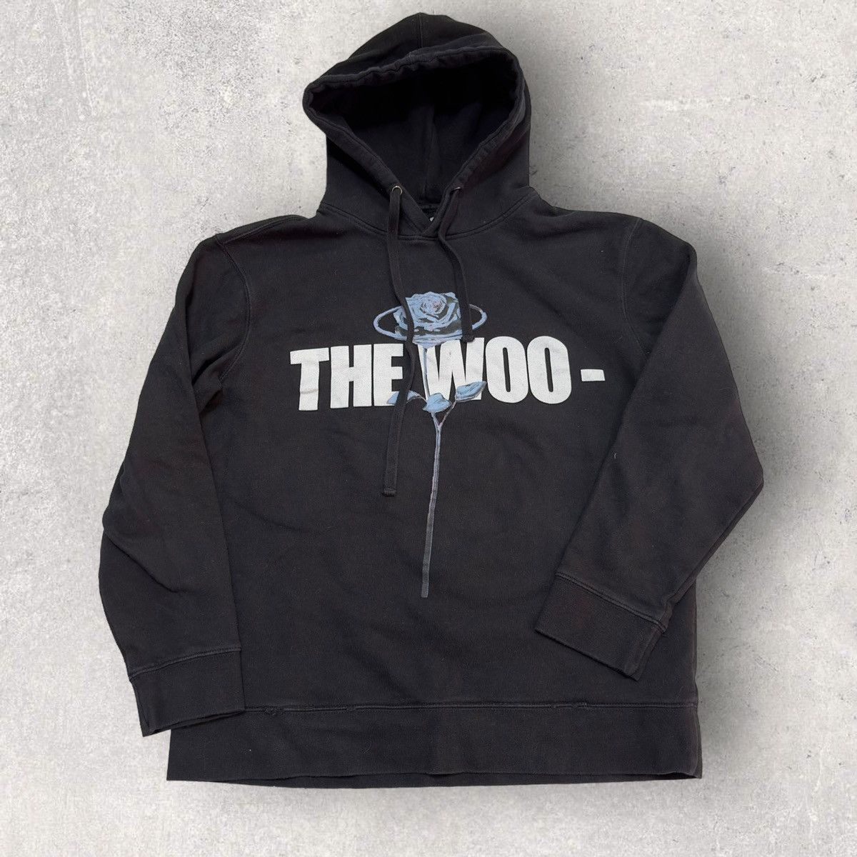 image of Vlone The Woo Hoodie in Black, Men's (Size Large)