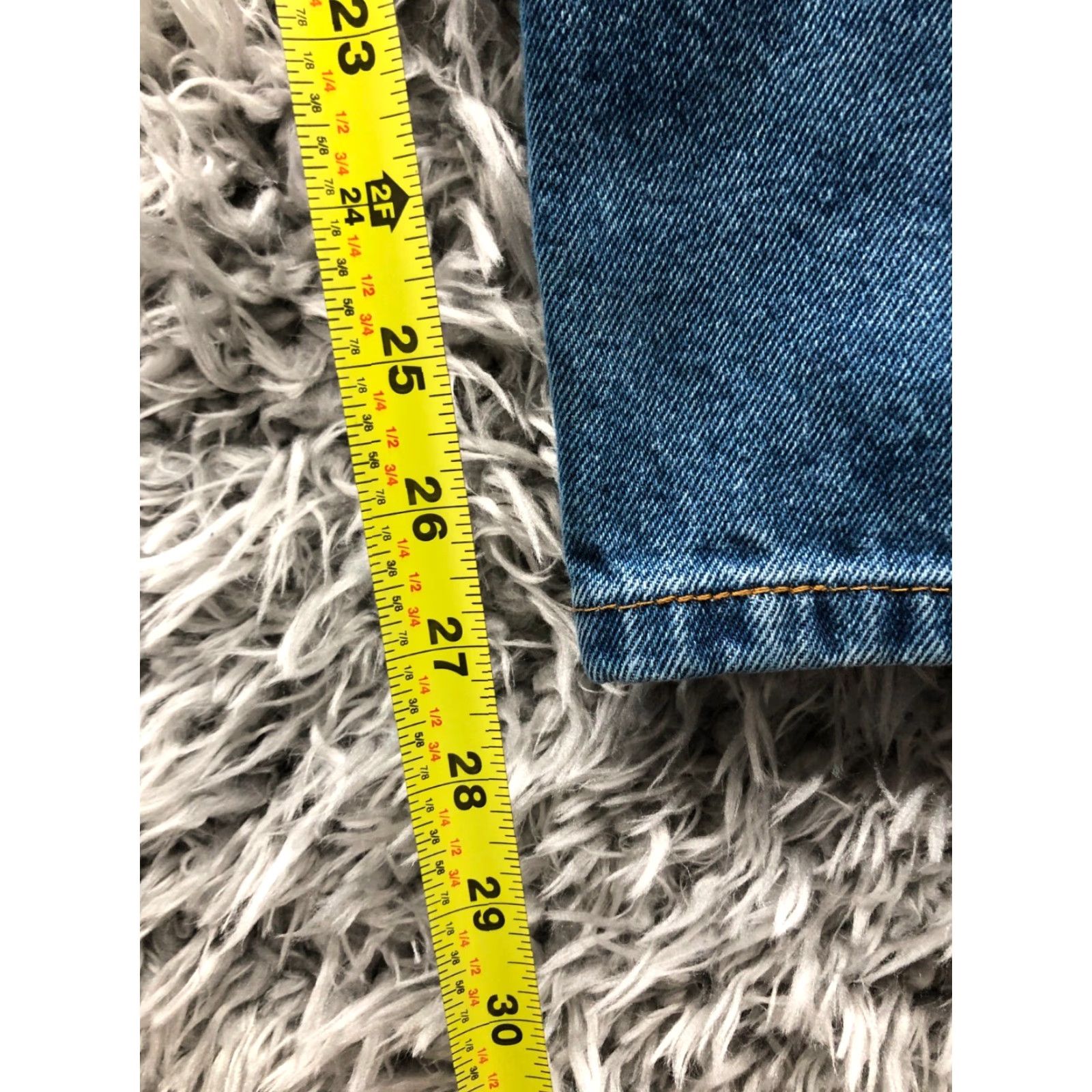 Faded Glory Faded Glory Jeans Mens 36x29 Mid Rise Straight Leg Medium Wash Blue Denim Size US 36 / EU 52 - 3 Thumbnail