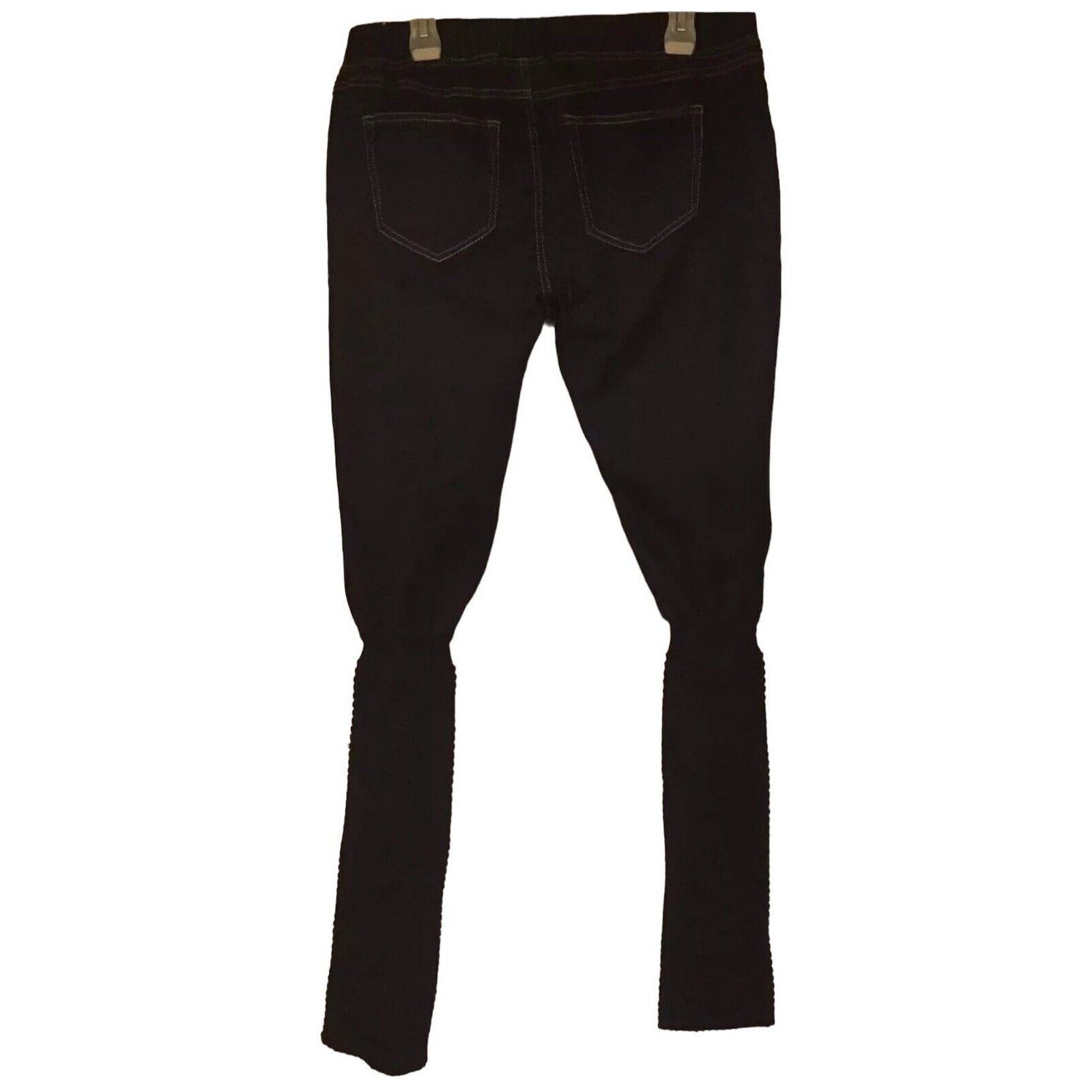 Other TYTE Dark Skinny Jeans Jeggings Black Knit Leg Warmers XL Size 33" - 1 Thumbnail