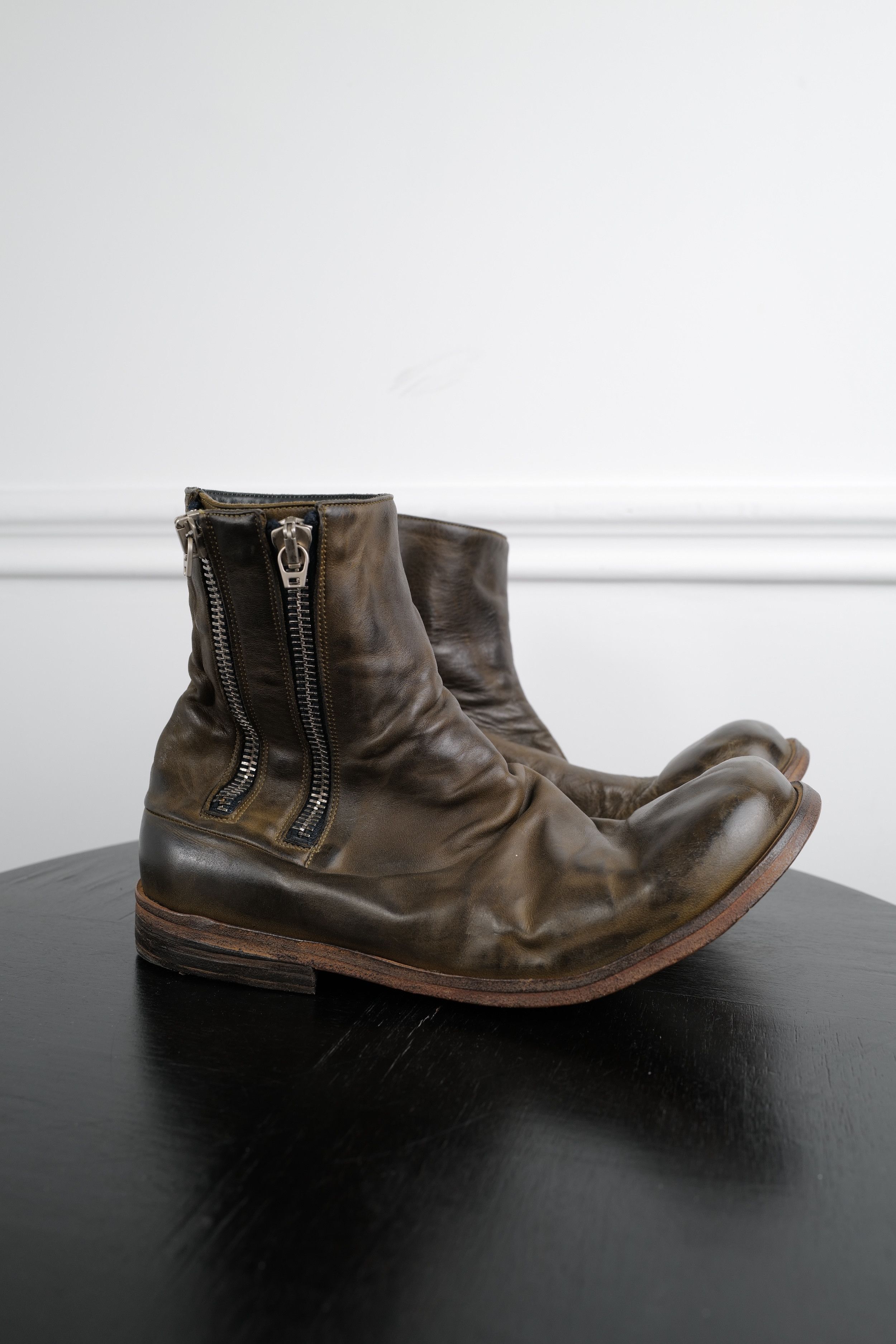 Individual Sentiments HANDCRAFTED BOVINE LEATHER BOOTS Size US 9 / EU 42 - 10 Thumbnail