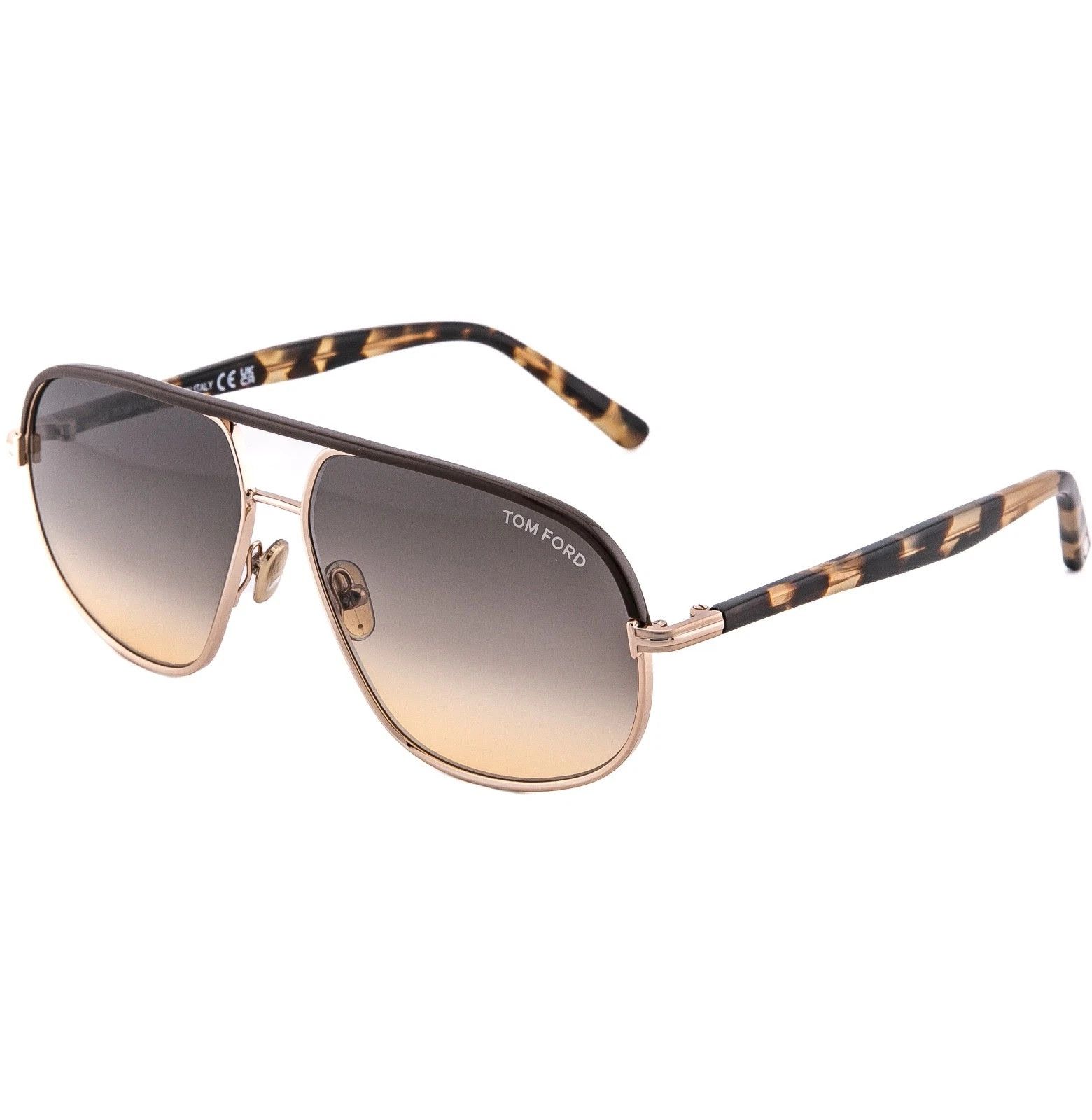 Tom Ford TOM FORD MAXWELL TF1019 28F Aviator Sunglass 1019 FT1019 Size ONE SIZE - 3 Thumbnail