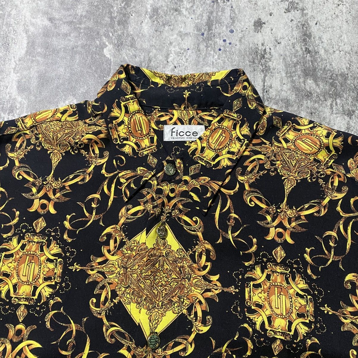 Other Vintage Ficce Yoshiyuki Konishi Designer Japan Print Shirt Size US L / EU 52-54 / 3 - 2 Thumbnail