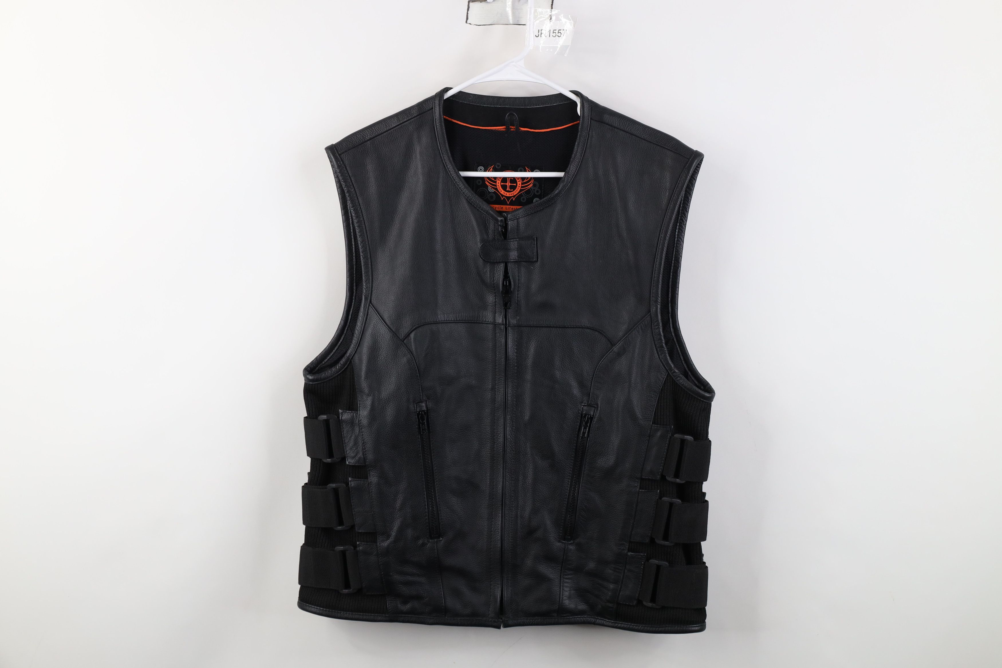 Vintage Vintage Y2K Streetwear Tactical Motorcycle Vest Jacket Size US M / EU 48-50 / 2 - 1 Thumbnail