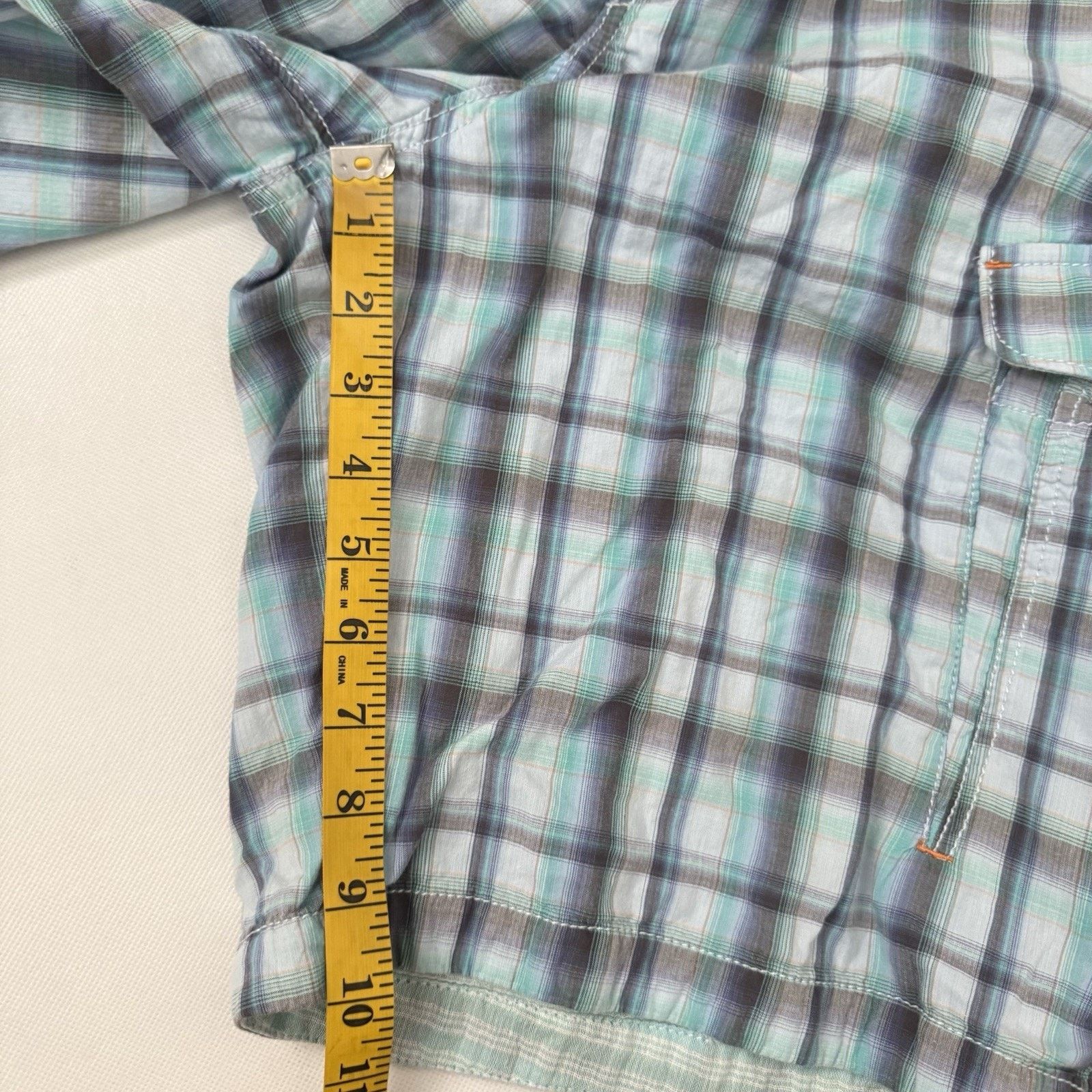 Tommy Bahama Tommy Bahama Shorts Blue Plaid Cargo High Rise Preppy Beach Size US 38 / EU 54 - 8 Thumbnail