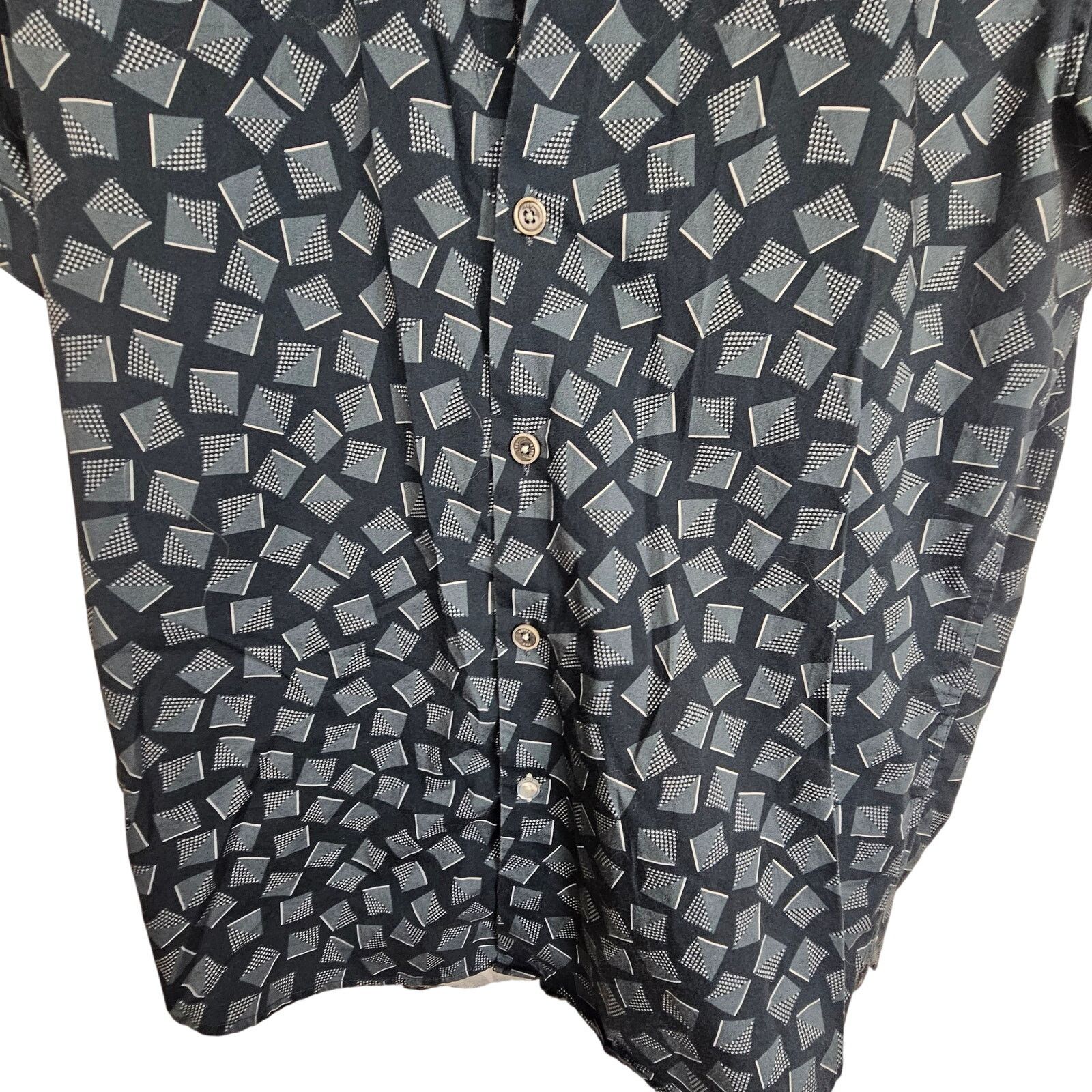 Ted Baker Ted Baker London Mens Geometric Print Button Shirt Size M Size US M / EU 48-50 / 2 - 3 Thumbnail