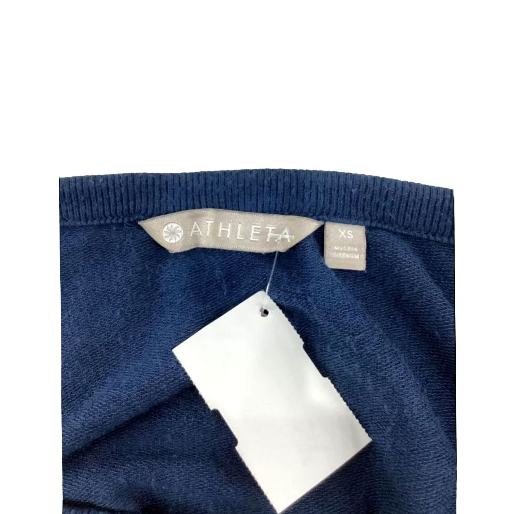 Athleta VINTAGE Athleta Women’s Sweater Cold Shoulder XS Blue Pullover Long Sleeve Womens XS Cold Shoulder Sleeve - Navy Blue Size XS / US 0-2 / IT 36-38 - 5 Thumbnail