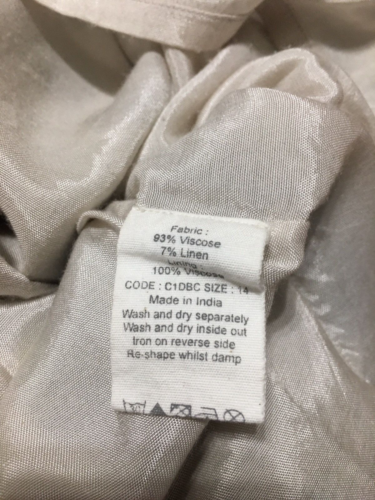 Designer TOAST England Linen Blend Flower Print Dress Size UK 14 Size L / US 10 / IT 46 - 8 Thumbnail