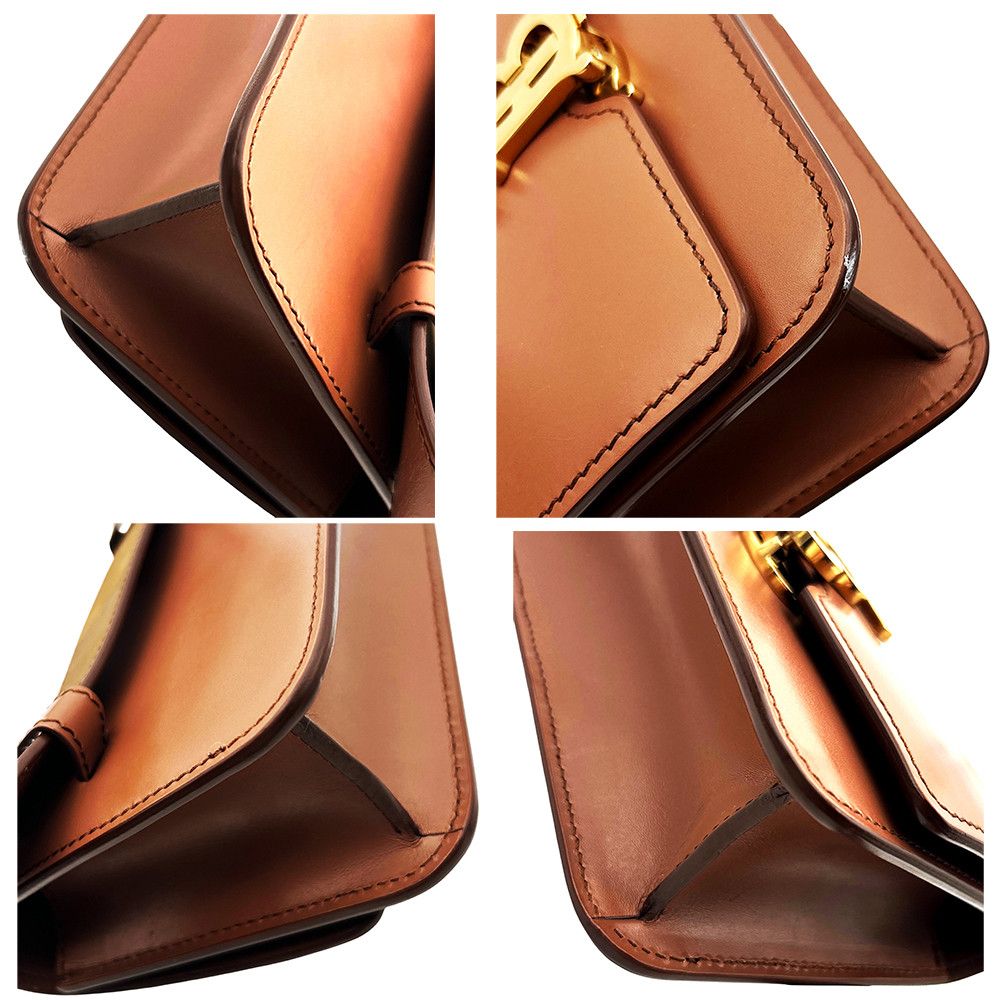 Burberry BURBERRY Calfskin TB Belt Bag Brown Size ONE SIZE - 10 Thumbnail