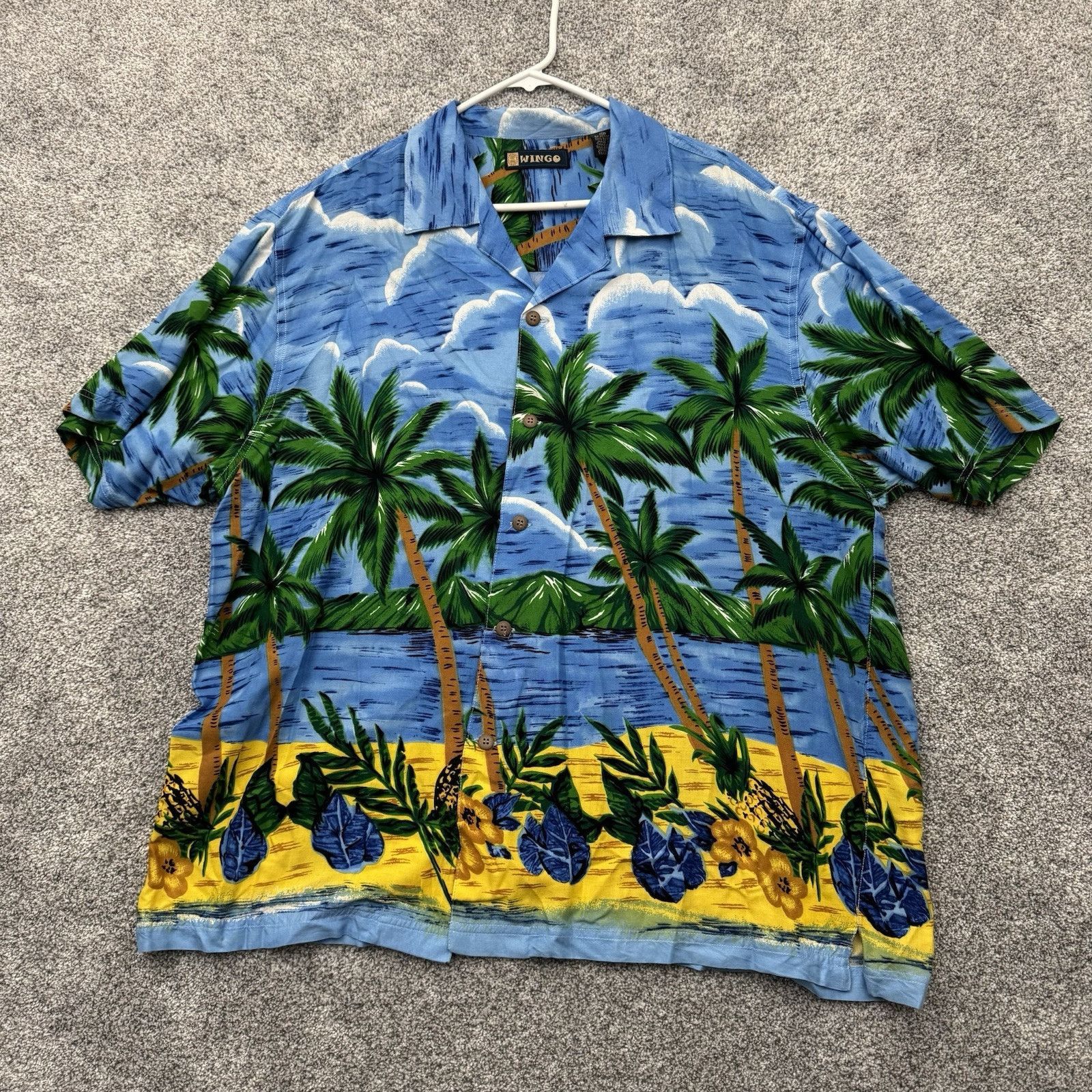 Other Vintage 90s Y2K Hawaiian Shirt Men 2X Tropical Boho Retro Size US XXL / EU 58 / 5 - 1 Thumbnail