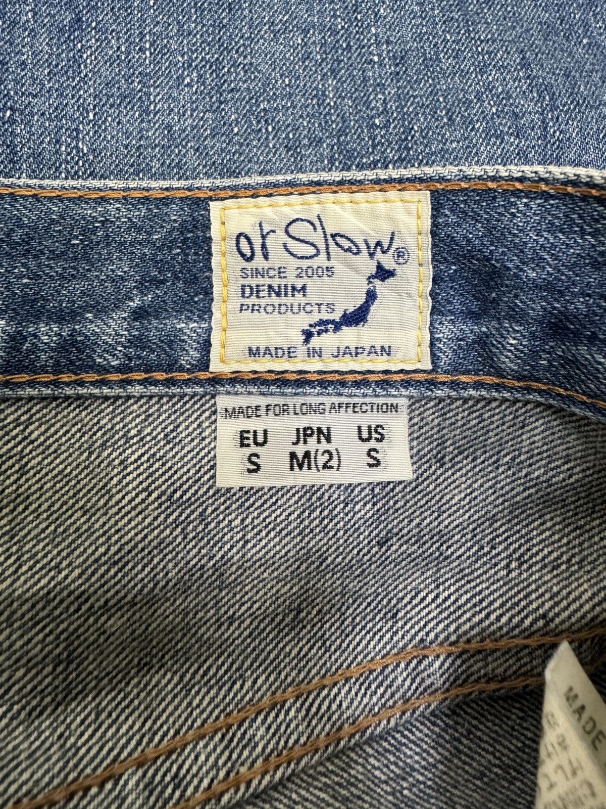 Orslow Orslow Denim Jeans Vintage Slim Tapered Fit Made in Japan Size US 30 / EU 46 - 14 Thumbnail