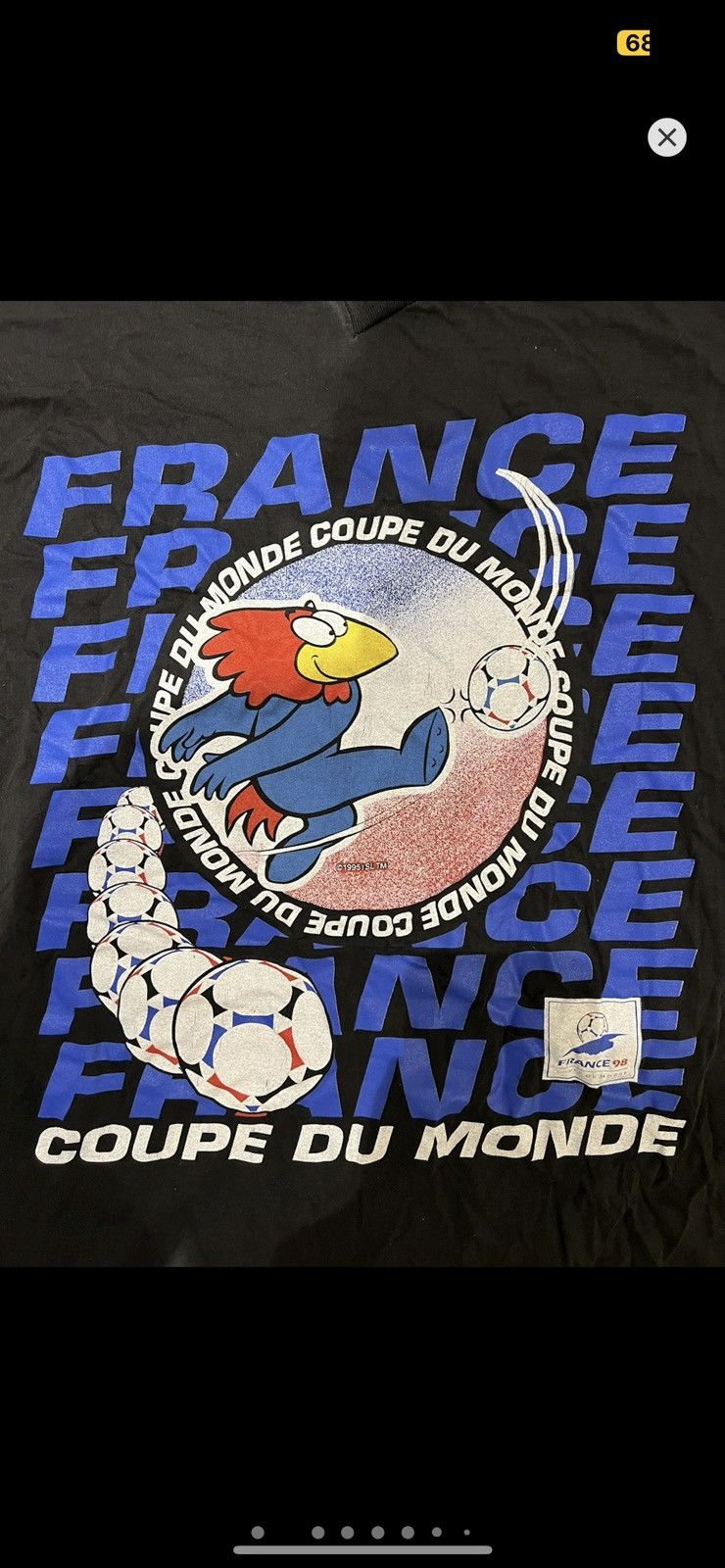 Ancien Mug Tasse Footix France 98 Football Coupe Du MONDE