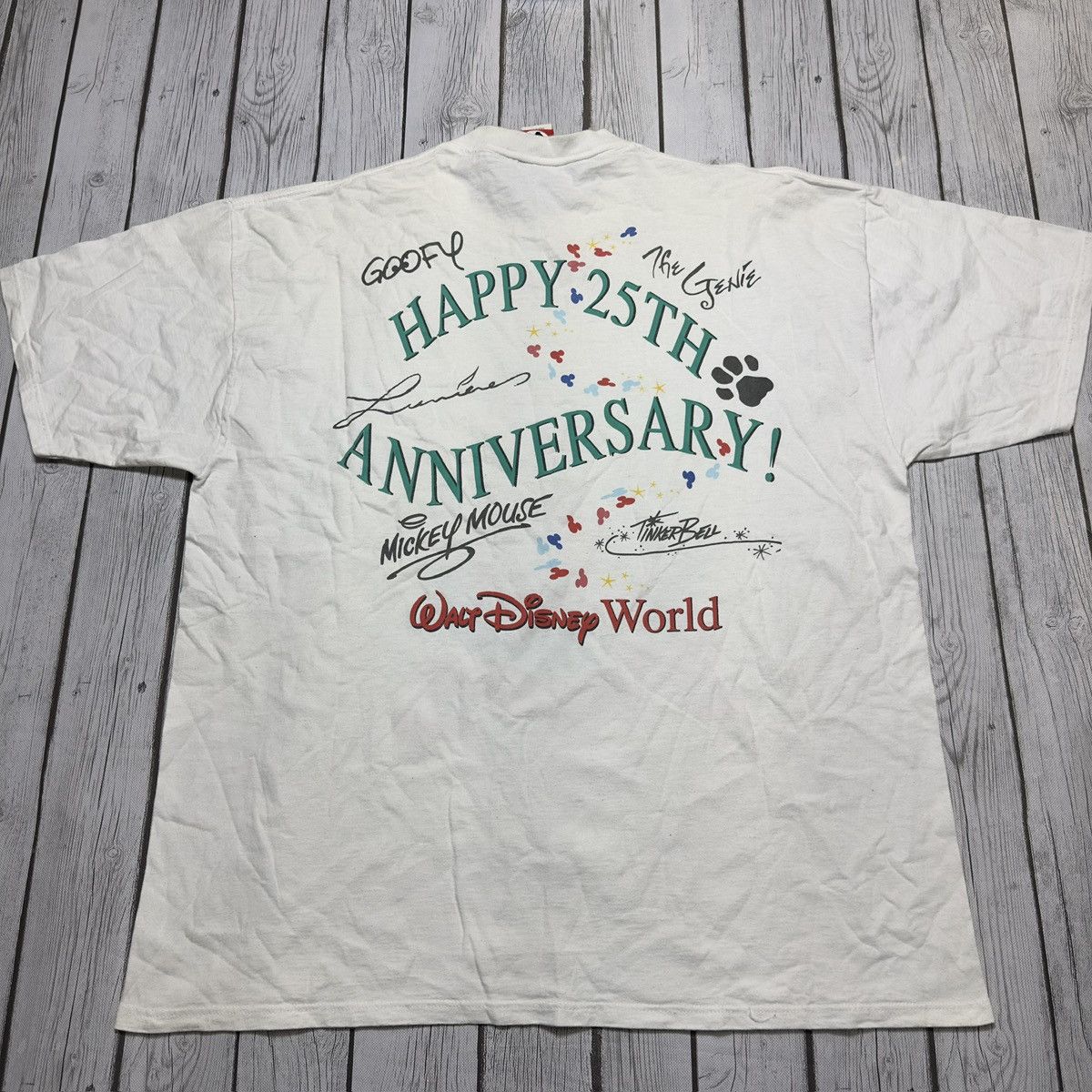 Disney × Mickey Inc × Vintage Vintage Disney World 25th Anniversary tee Size US XXL / EU 58 / 5 - 2 Thumbnail