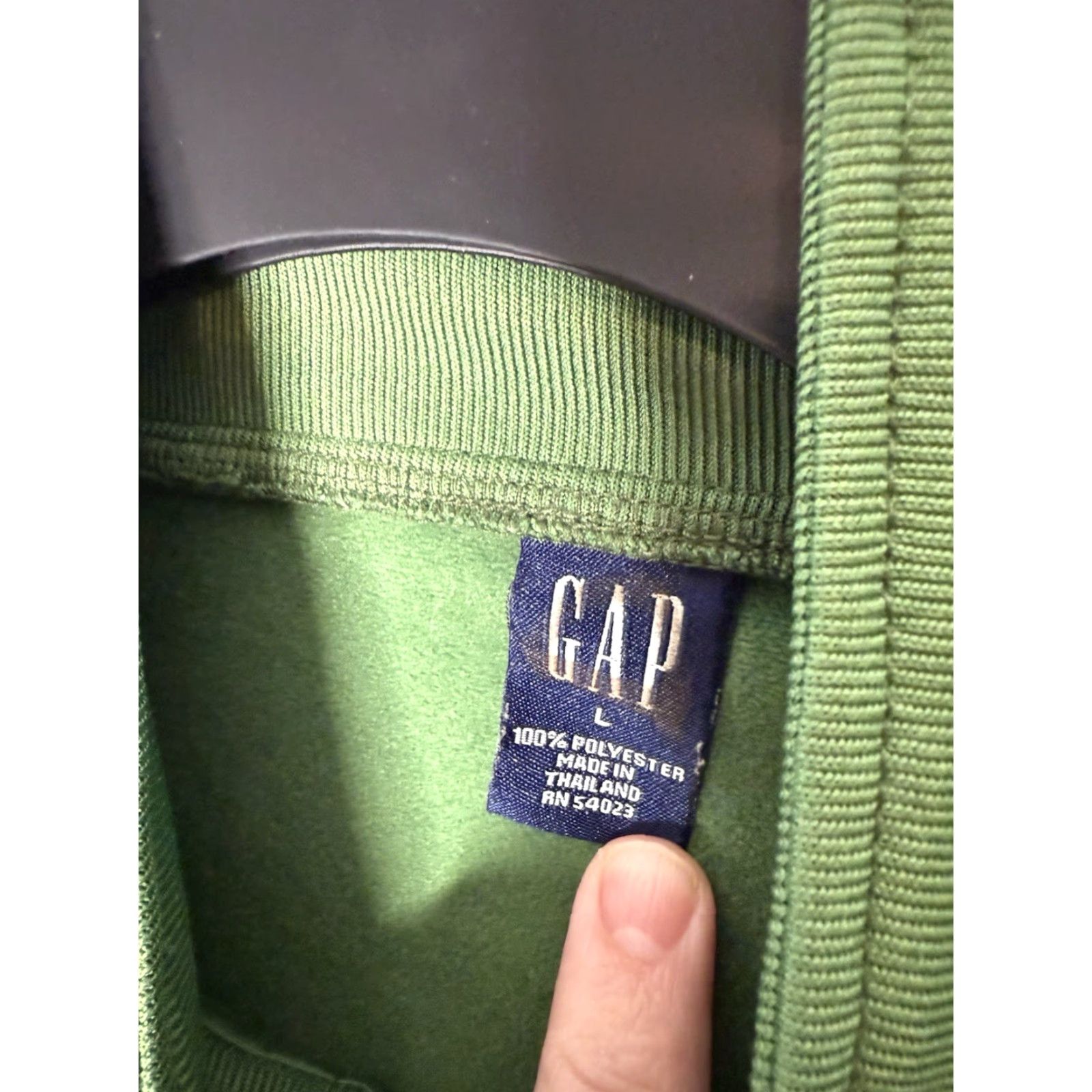 Gap VINTAGE Gap Track Jacket Men L Green Full Zip Sportswear Active Y2K Classic Size US L / EU 52-54 / 3 - 3 Thumbnail