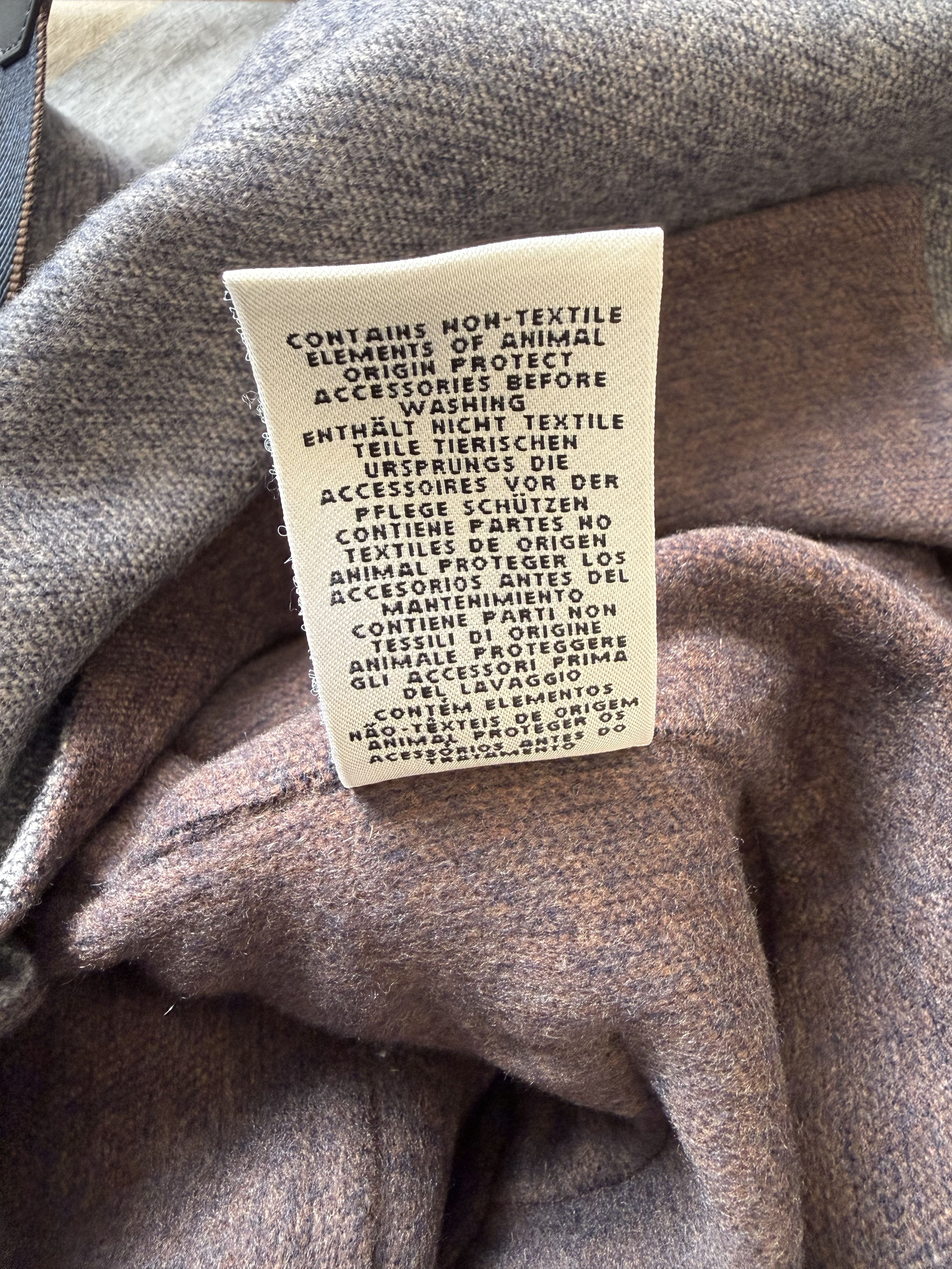 Hermes Hermes Grey Mélange Double Faced Cashmere Belted Coat Size S / US 4 / IT 40 - 13 Thumbnail