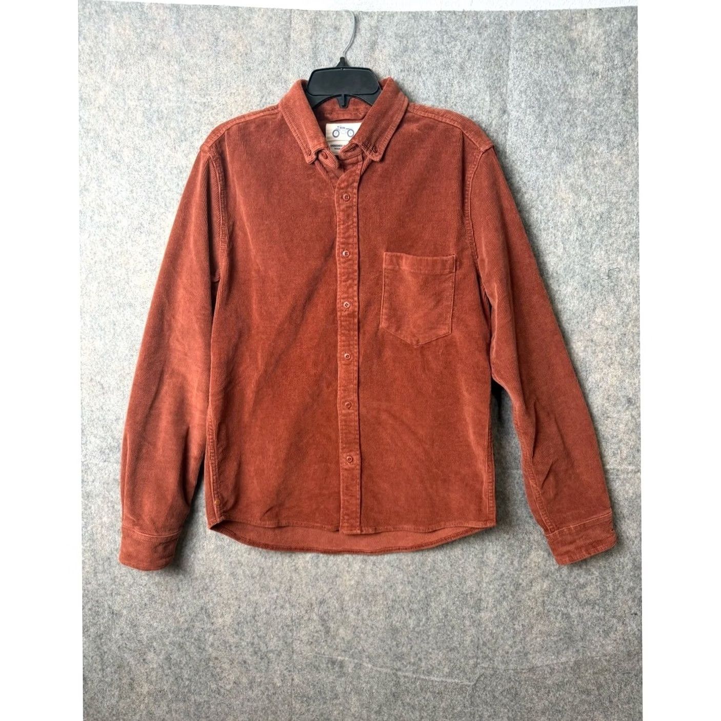 Rusty Mugsy AUBURNS Corduroy Button-Down Shirt Medium Rust Men's Size US M / EU 48-50 / 2 - 2 Thumbnail