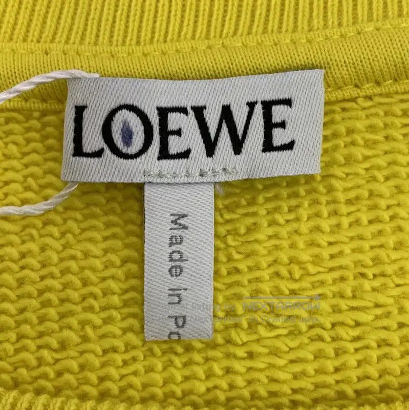 Loewe Loewe Yellow Cotton Sweatshirt for Women . Size S / US 4 / IT 40 - 5 Thumbnail