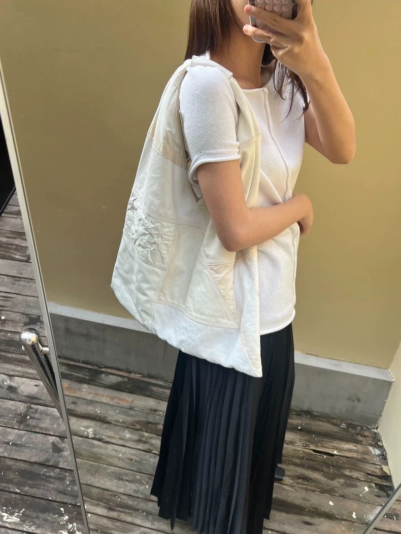 Yohji Yamamoto Yohji Yamamoto size 3 White knit top vest 2506-Nextarrow Size M / US 6-8 / IT 42-44 - 6 Thumbnail