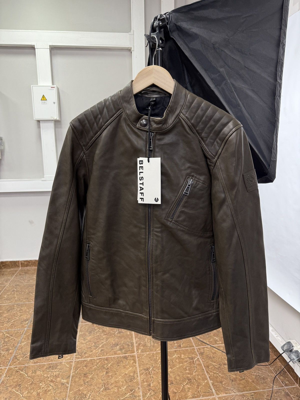 Belstaff ❗️NEW 🇬🇧 Belstaff Sheep Leather Jacket 100038 V Racer Size US M / EU 48-50 / 2 - 1 Thumbnail