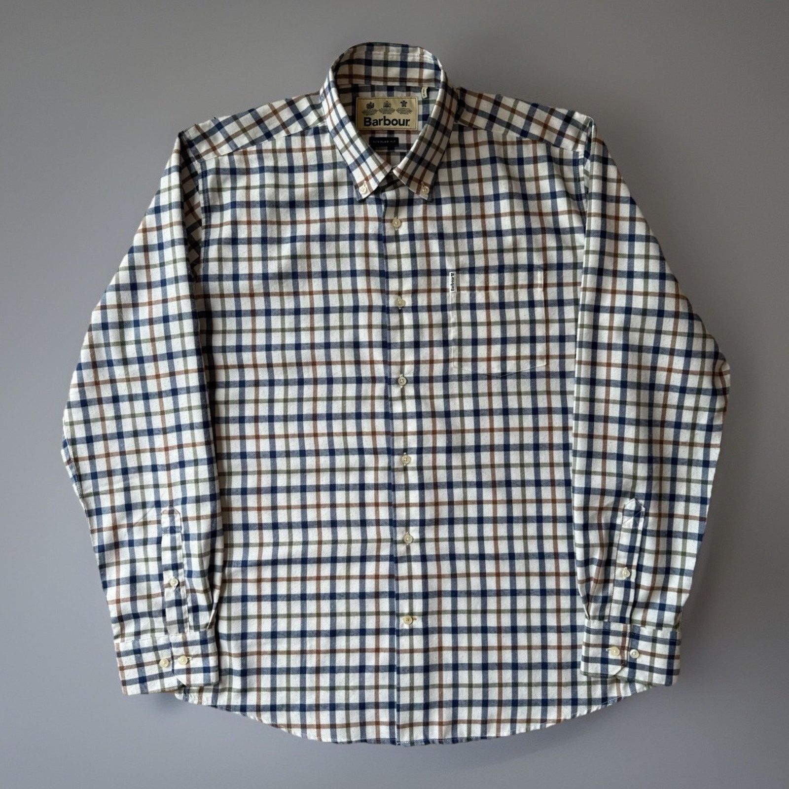 Barbour Barbour Shirt Medium Multicolor Striped Casual Button Up Size US M / EU 48-50 / 2 - 1 Thumbnail