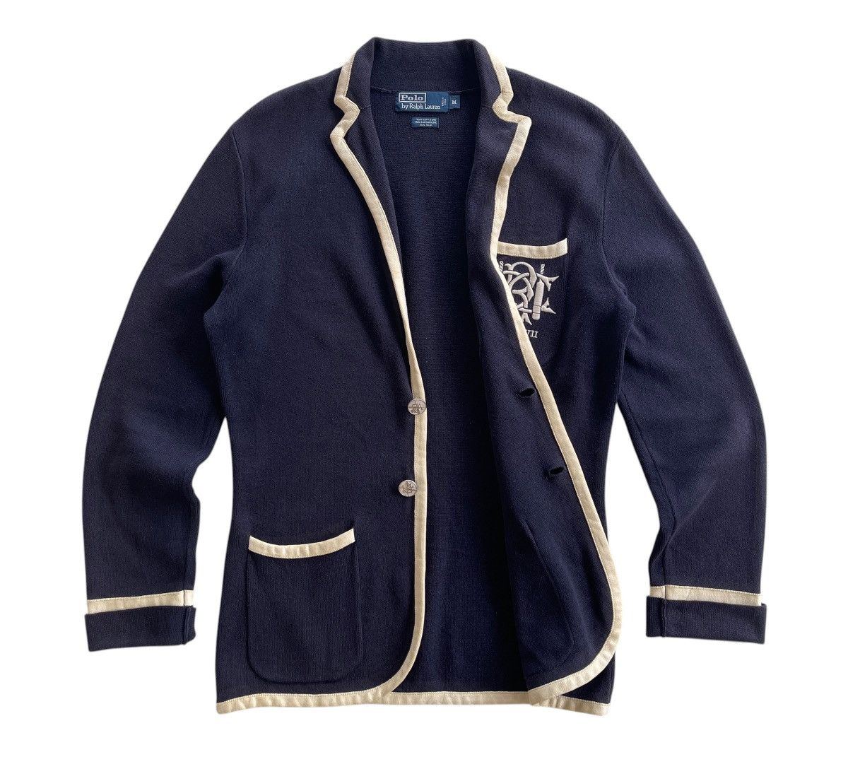 Polo Ralph Lauren Polo R.Lauren MCMLXVII Knit Cardigan Navy Size US M / EU 48-50 / 2 - 4 Thumbnail