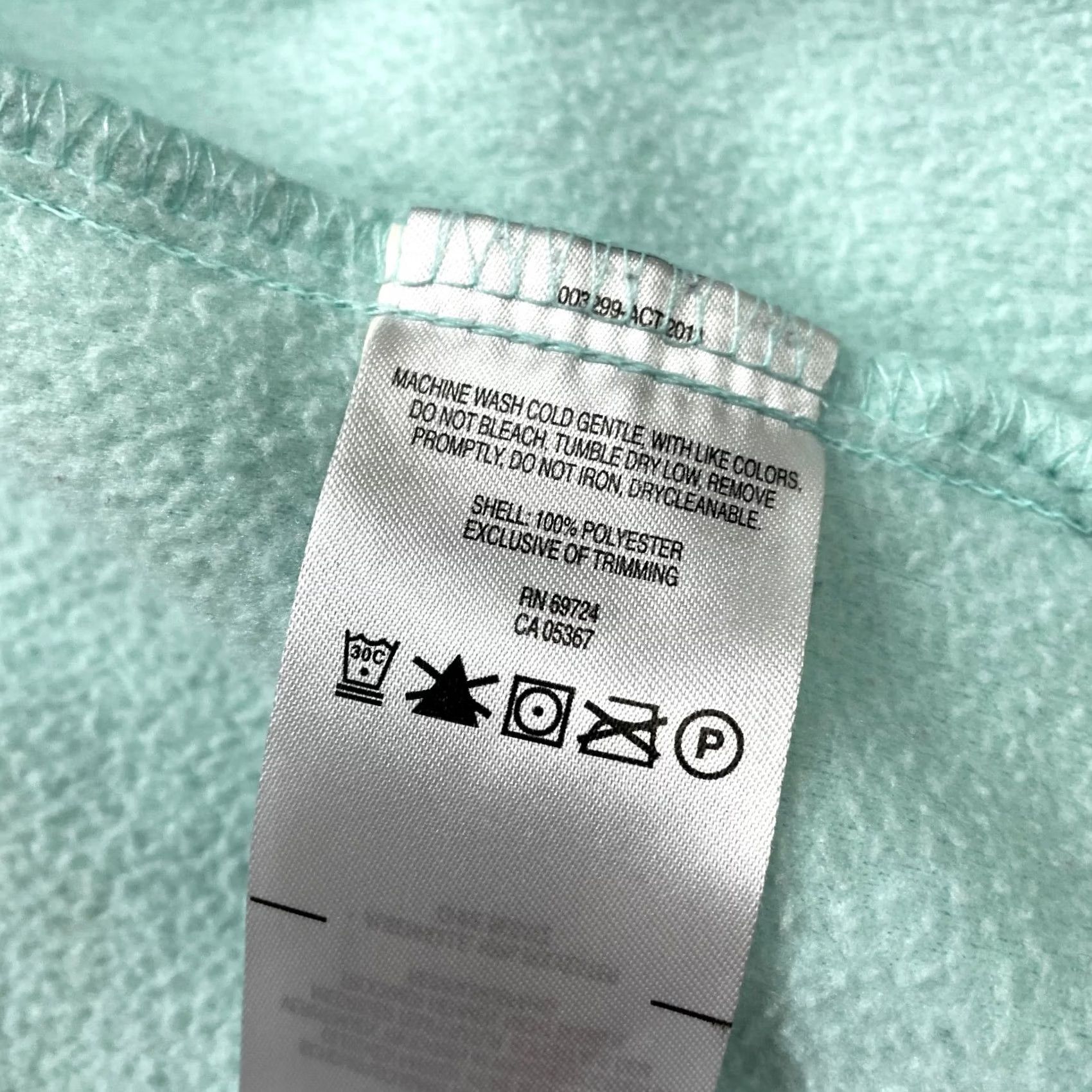 Vintage Columbia Jacket Womens XL Light Blue Full Zip Pockets Soft Fleece Outdoor Ladies Size XL / US 12-14 / IT 48-50 - 4 Thumbnail