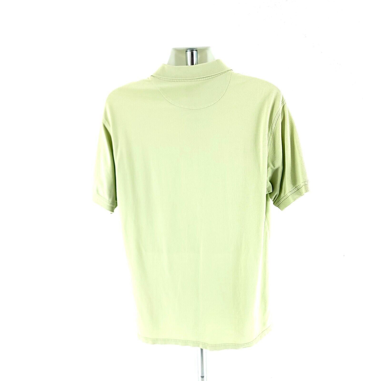 Jos. A. Bank Jos A Bank Stays Cool Large Cotton Collared Light Green Polo Size US L / EU 52-54 / 3 - 4 Thumbnail