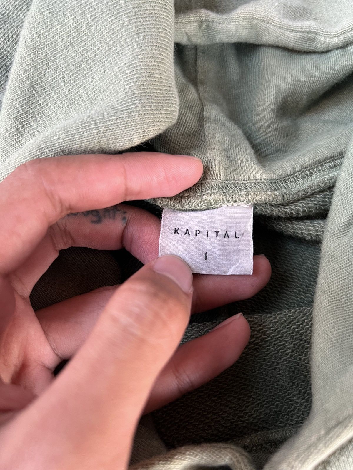 Kapital Kountry Faded Old Kapital "SURF" Sweatshirt Hoodie Size US S / EU 44-46 / 1 - 6 Thumbnail