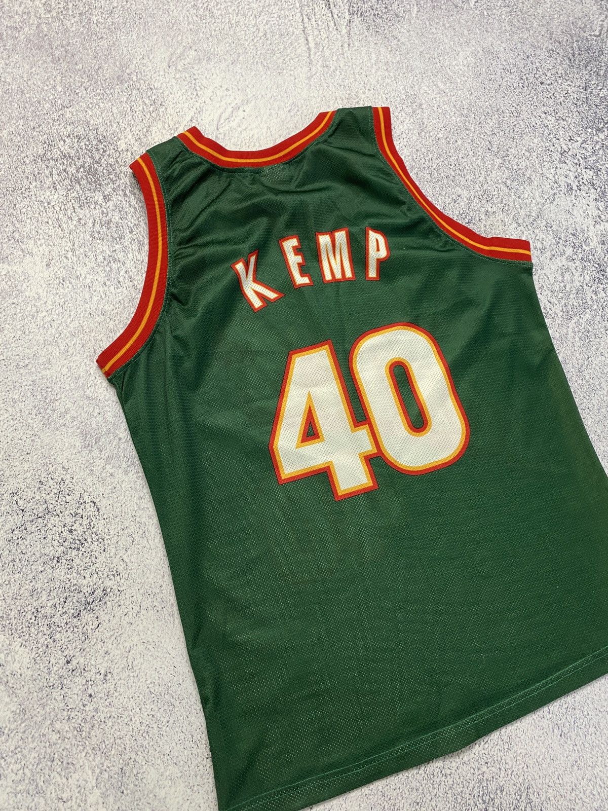 Champion × Vintage Vintage Champion Seattle Supersonics NBA Jersey #40 Kemp Size US L / EU 52-54 / 3 - 7 Thumbnail