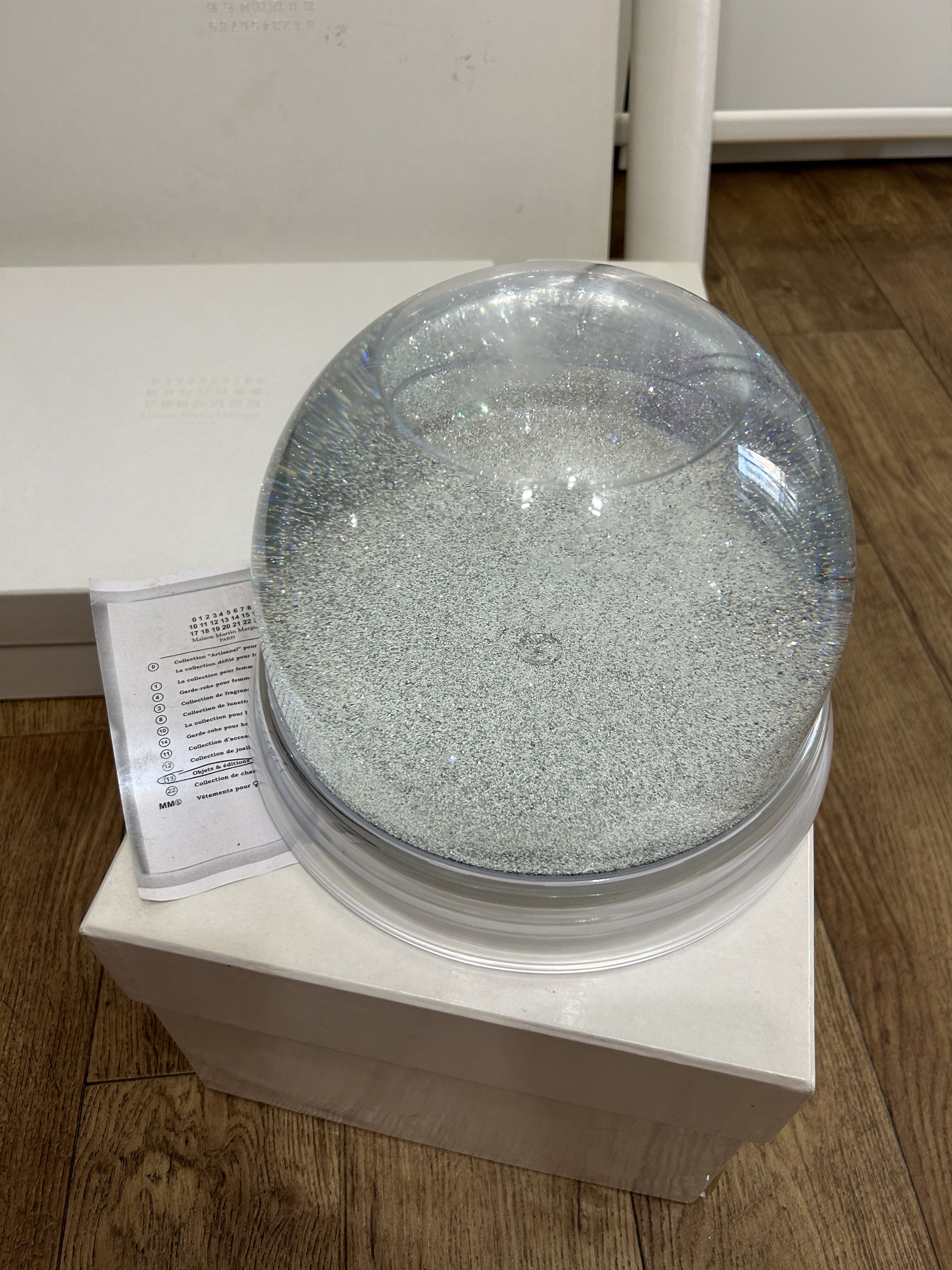 Maison Margiela Maison Margiela Line 13 Object Silver Glitter Snow Globe Size ONE SIZE - 3 Thumbnail