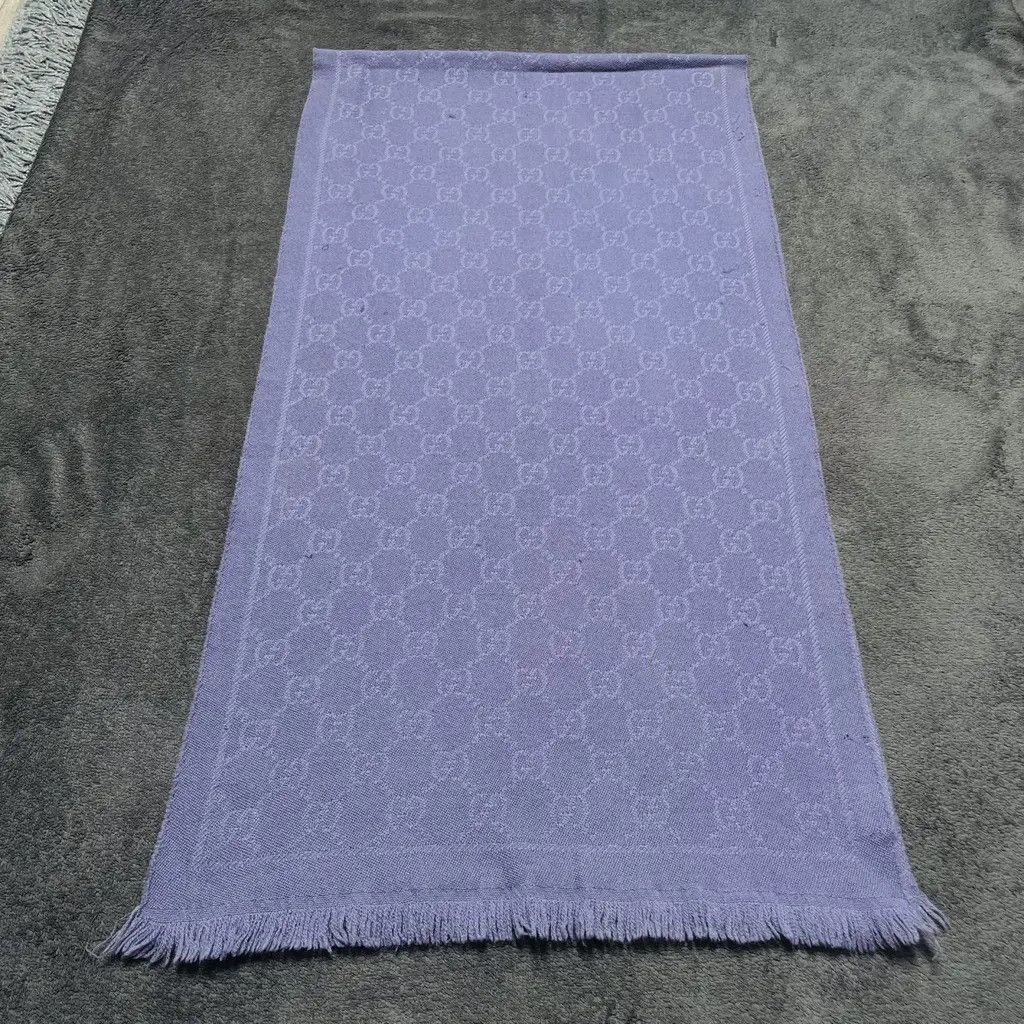 Gucci Gucci Wool Monogram Scarf Measurements: Onesize Size ONE SIZE - 2 Thumbnail