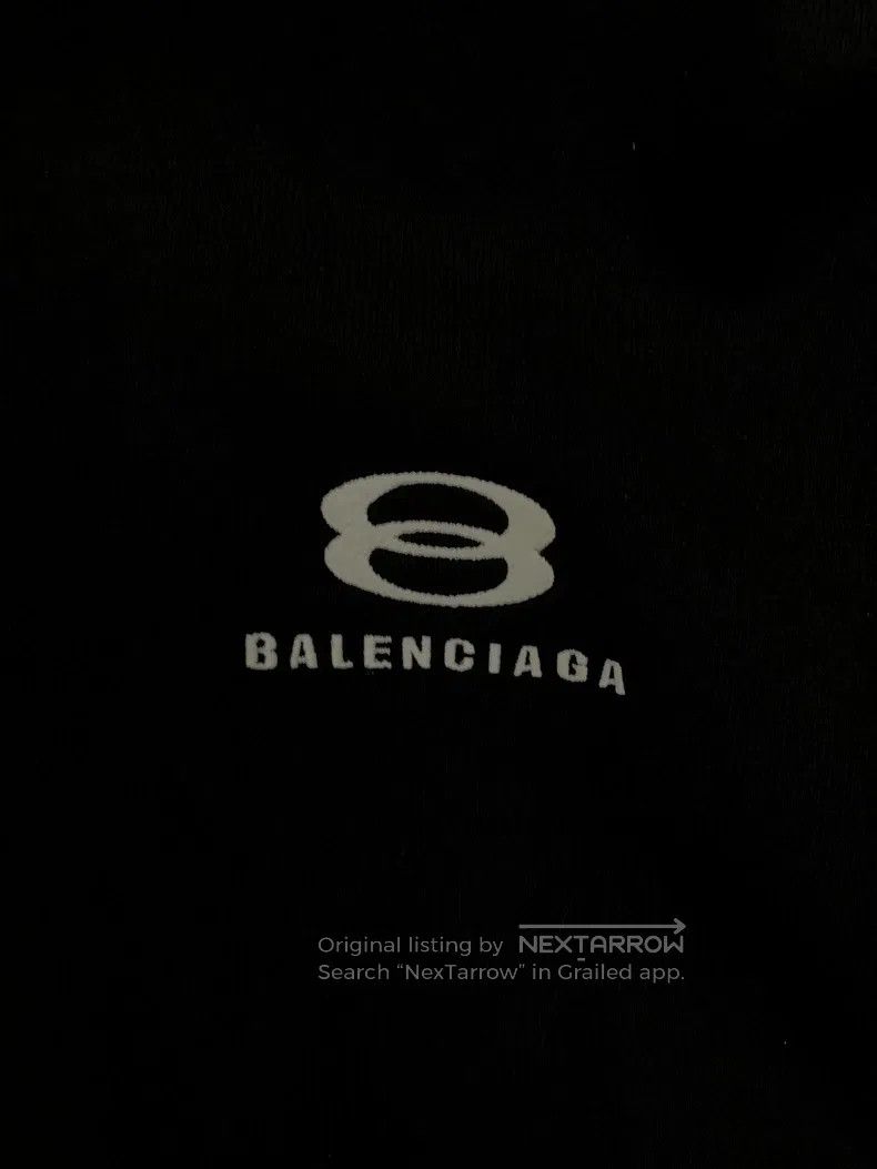 Balenciaga Balenciaga Logo Print Hooded Long Sleeve Raglan Jacket Reg Size US S / EU 44-46 / 1 - 3 Thumbnail