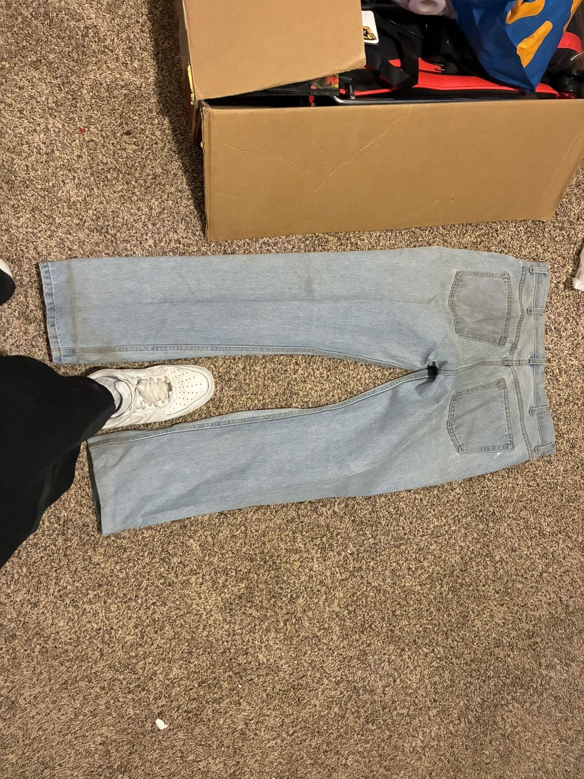 Carhartt × Greg Lauren Luxe Denim Tears ! (jaded denim) Size US 35 - 7 Thumbnail