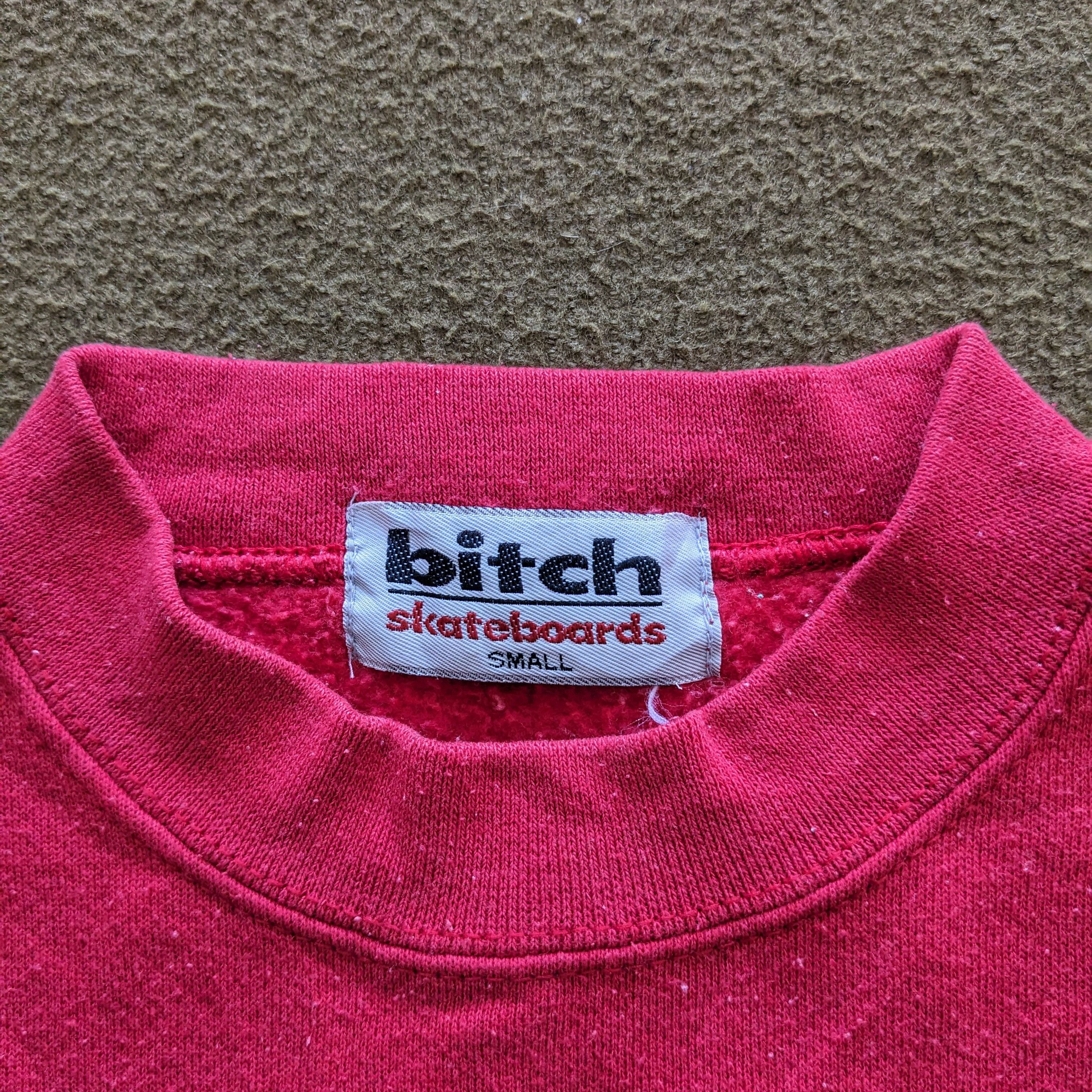 Vintage Vintage BITCH SKATEBOARD Style Sweatshirt Size US XS / EU 42 / 0 - 6 Thumbnail