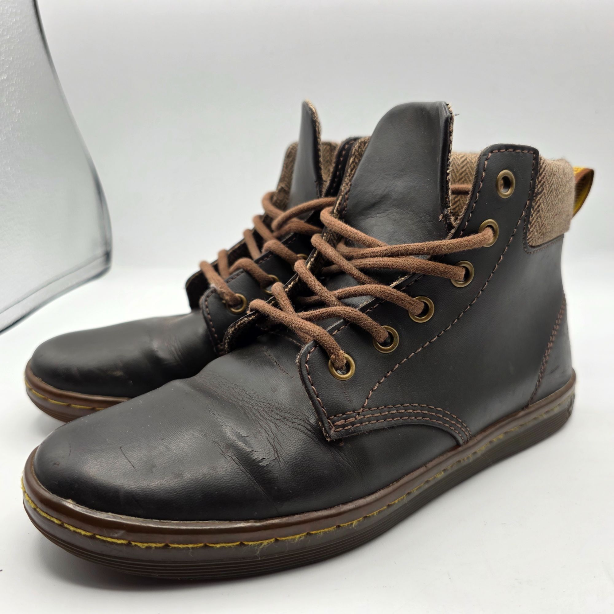Dr. Martens Dr Martens Maelly Womens Size 7 Brown Leather Ankle Boots Wa Size US 7 / IT 37 - 4 Thumbnail