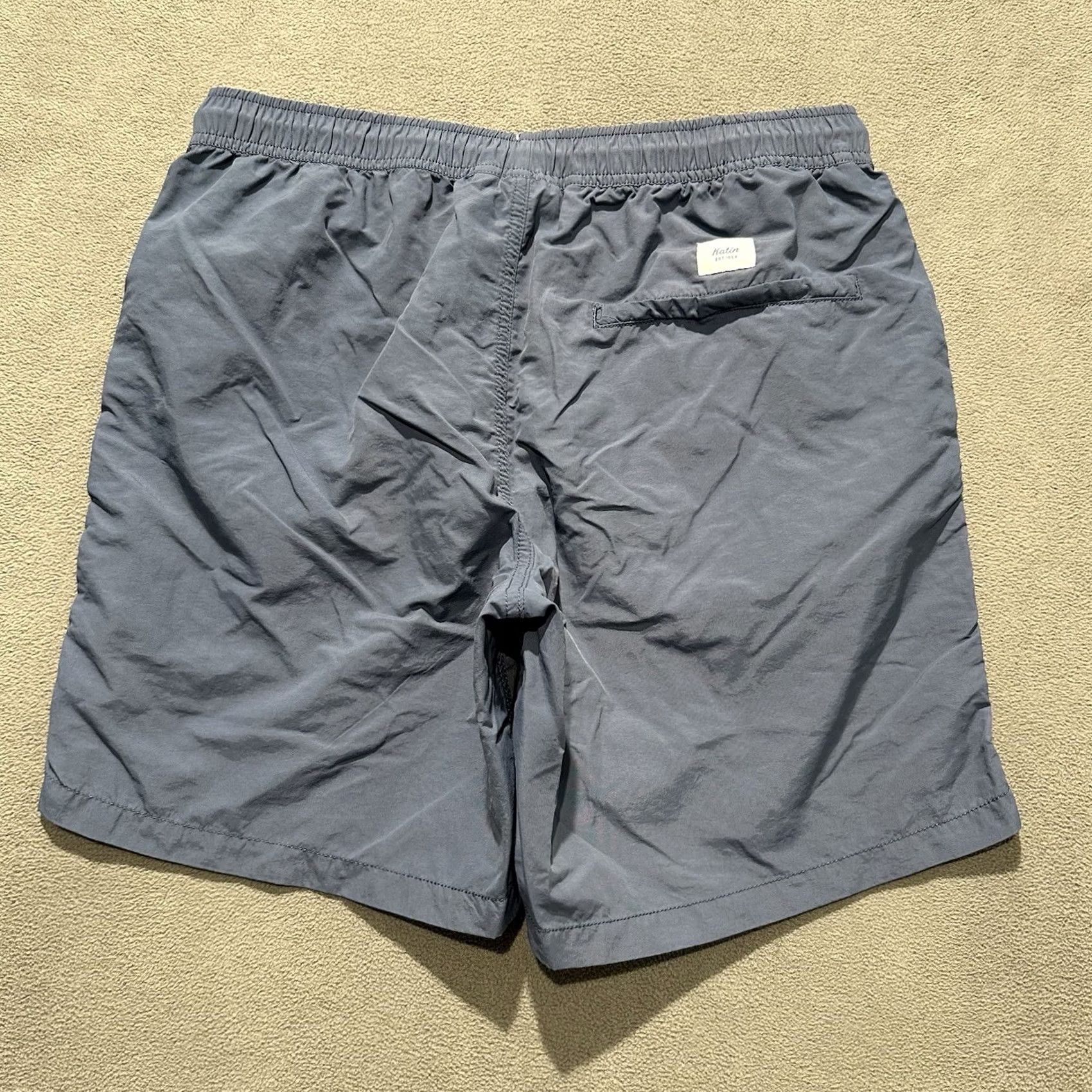 Katin Katin Hybrid Shorts Mens Small Blue Drawstring Unlined Nylon Beach Swim Trunks Size US 29 - 2 Thumbnail