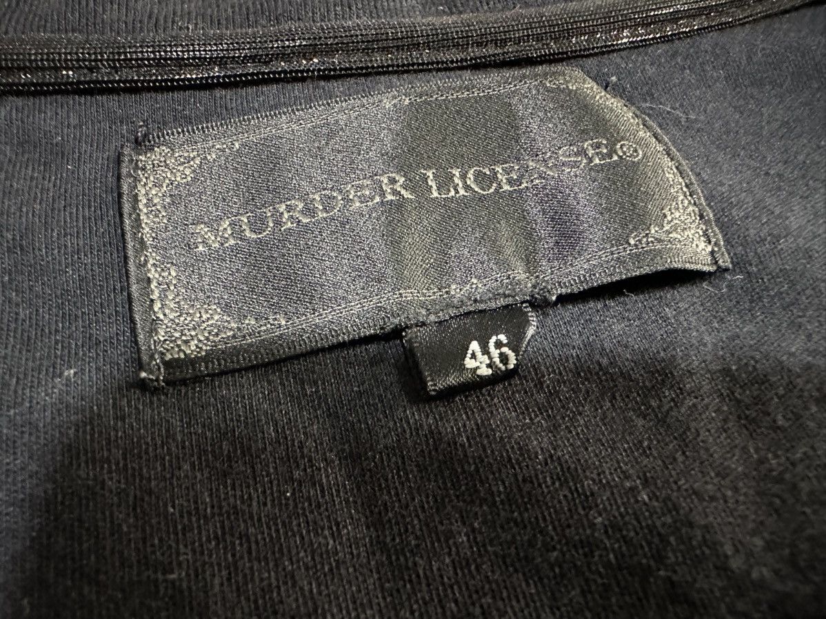 If Six Was Nine 🔥Sick Y2K Murder License Smoke Poem Long Sleeve Shirt Size US S / EU 44-46 / 1 - 6 Thumbnail