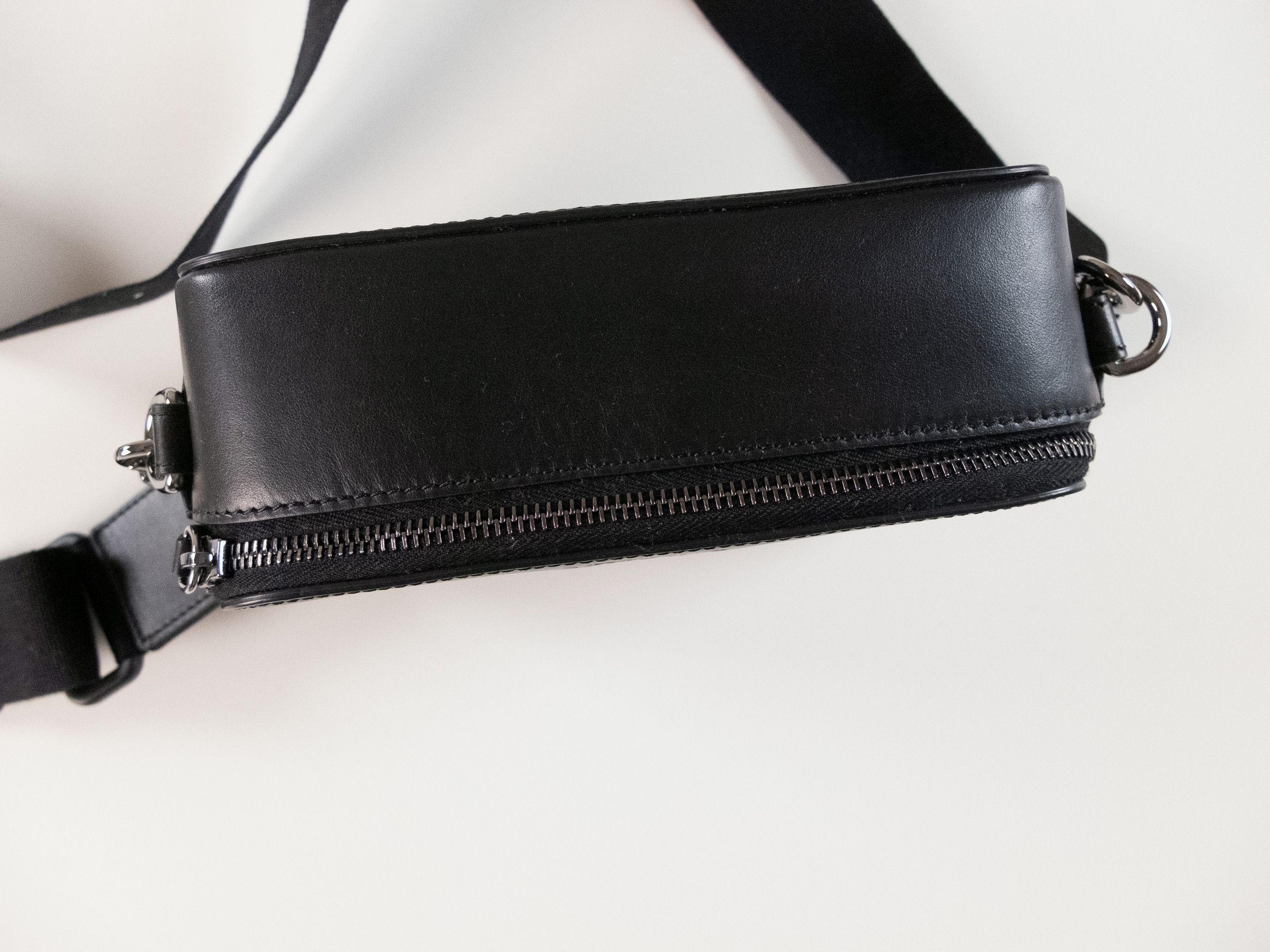 Versace VERSACE La Greca black & blue leather crossbody camera bag Size ONE SIZE - 5 Thumbnail