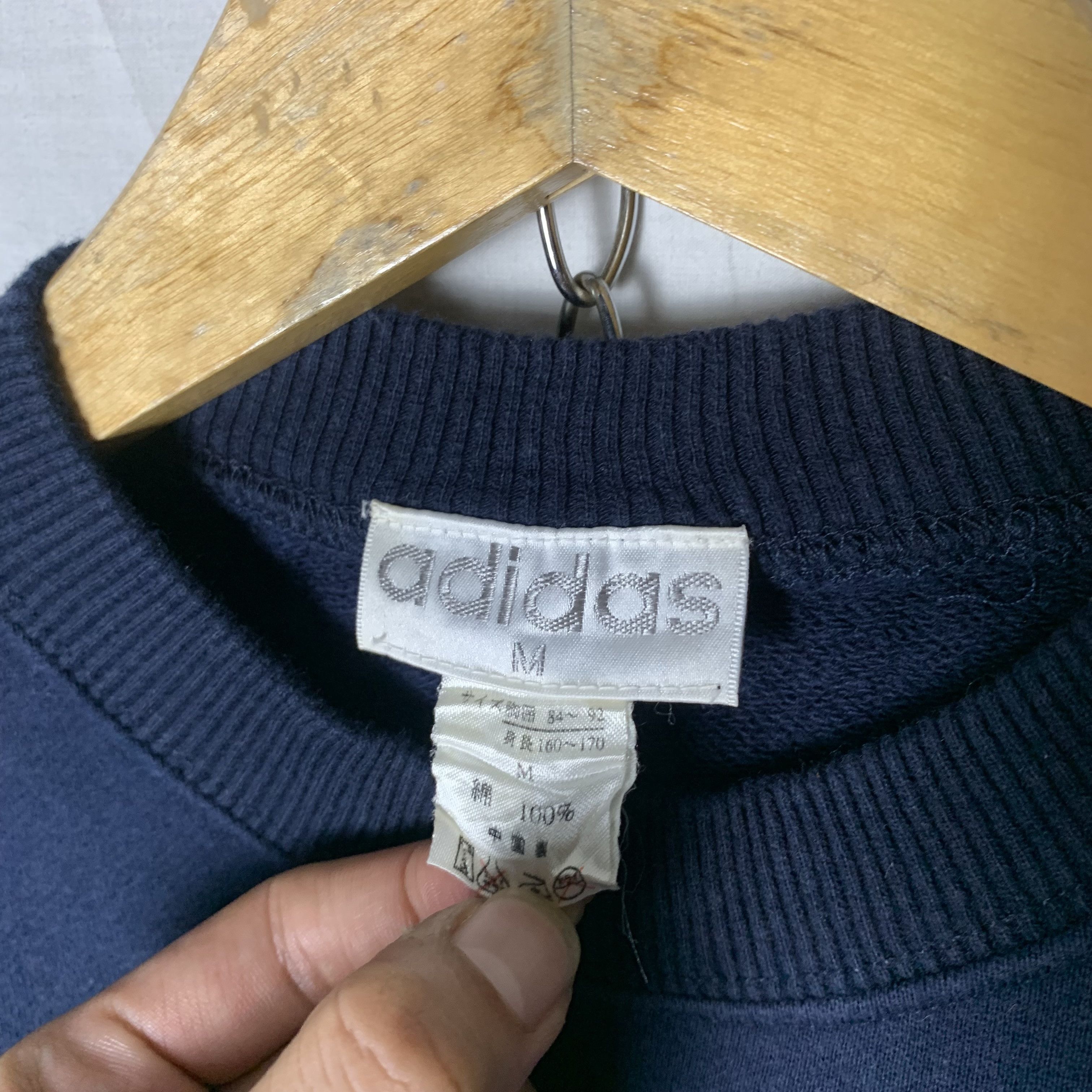 Adidas Vintage Adidas Three Stripes Trefoil Sweatshirt Crewneck Size US M / EU 48-50 / 2 - 5 Thumbnail