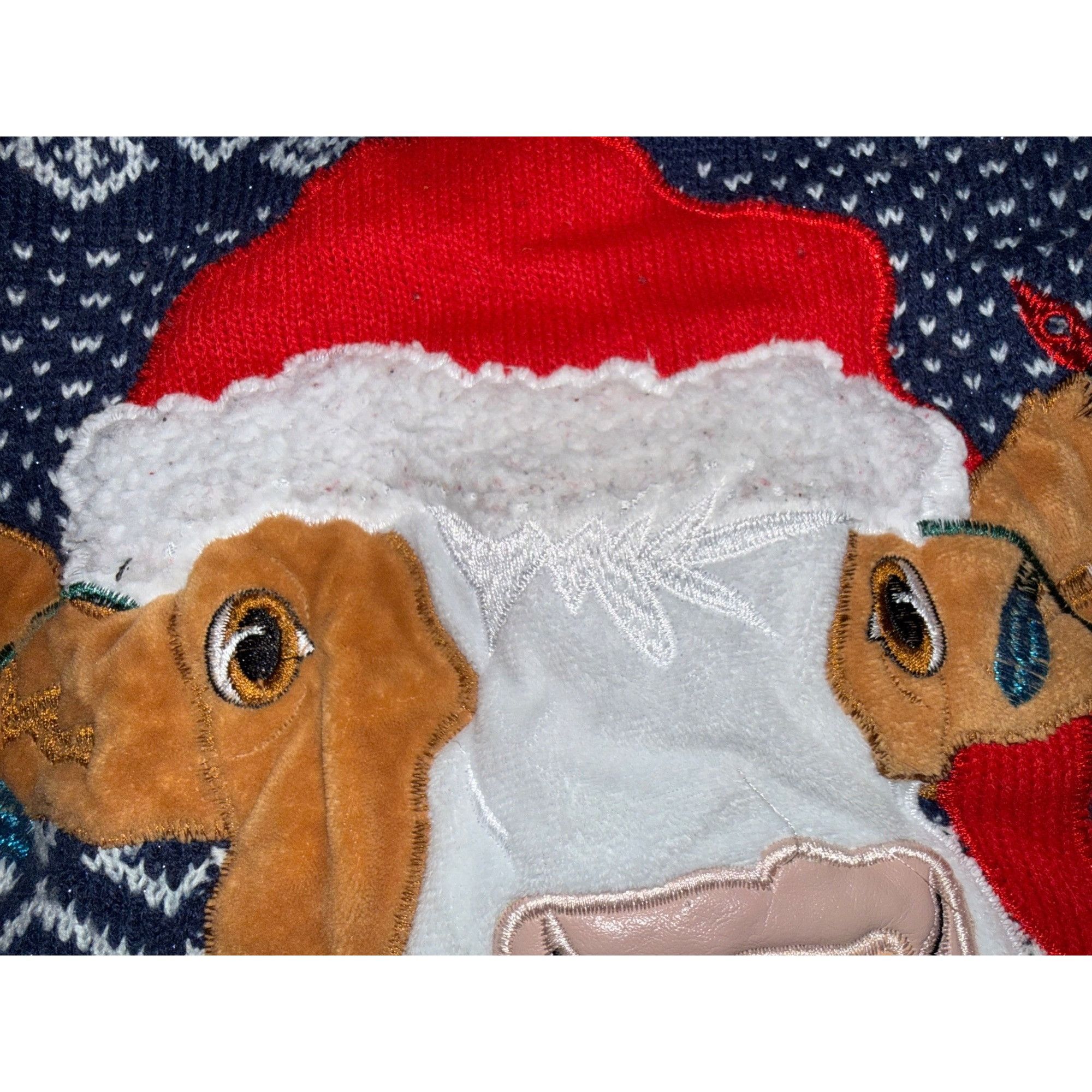 Other Ugly Christmas Sweater Cow Holiday Knit Pullover With Lights Size L / US 10 / IT 46 - 4 Thumbnail