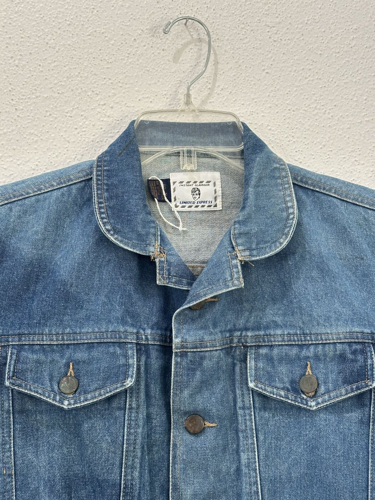 Express Vintage 80s Limited Express Denim Trucker Jacket Size Small Size US S / EU 44-46 / 1 - 3 Thumbnail