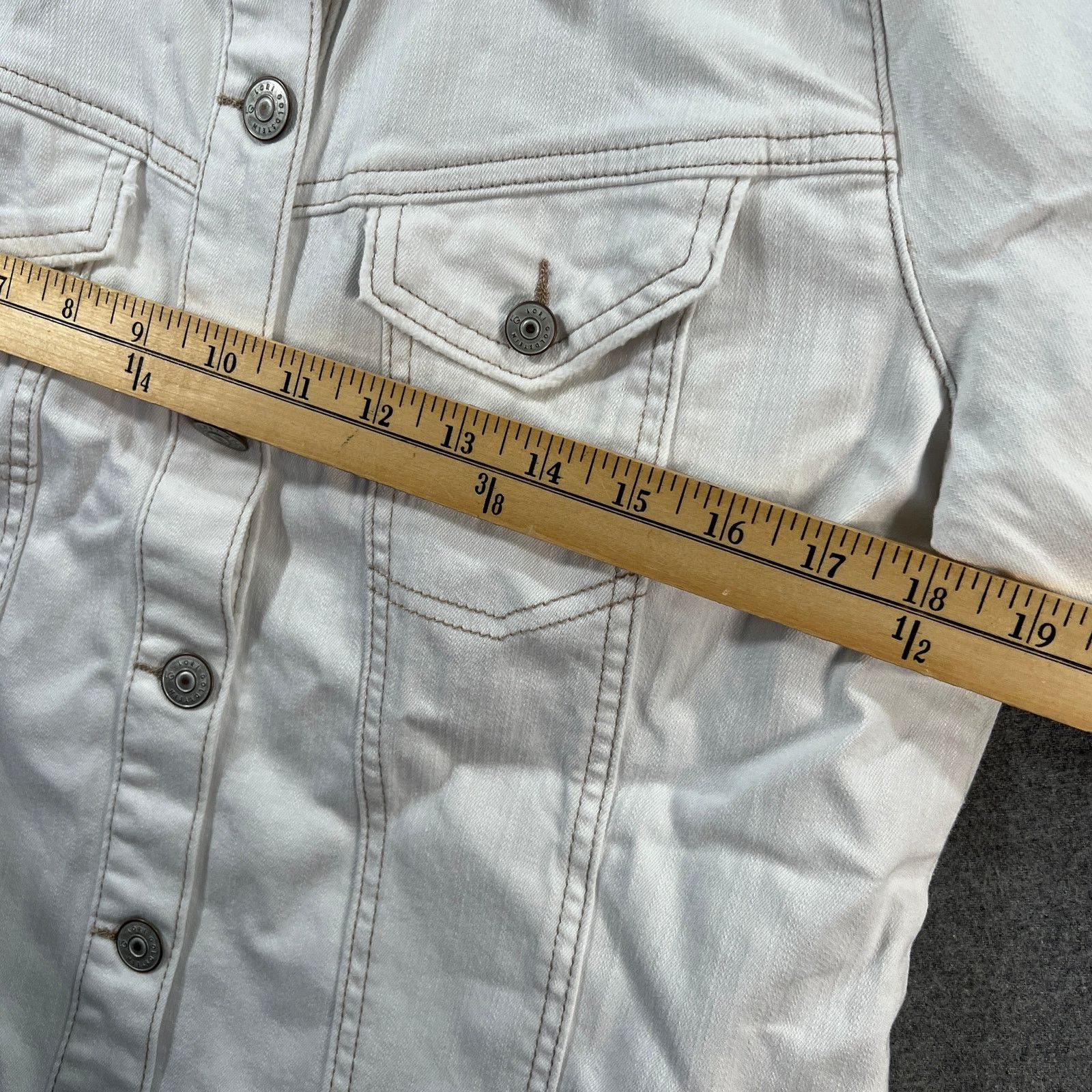 Other LOGO by Lori Goldstein Jeans Jacket Womens Size S / US 4 / IT 40 - 7 Thumbnail