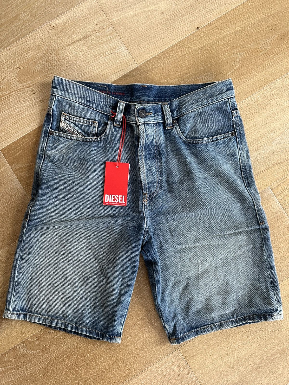 Diesel Regular Denim Shorts Size 28
