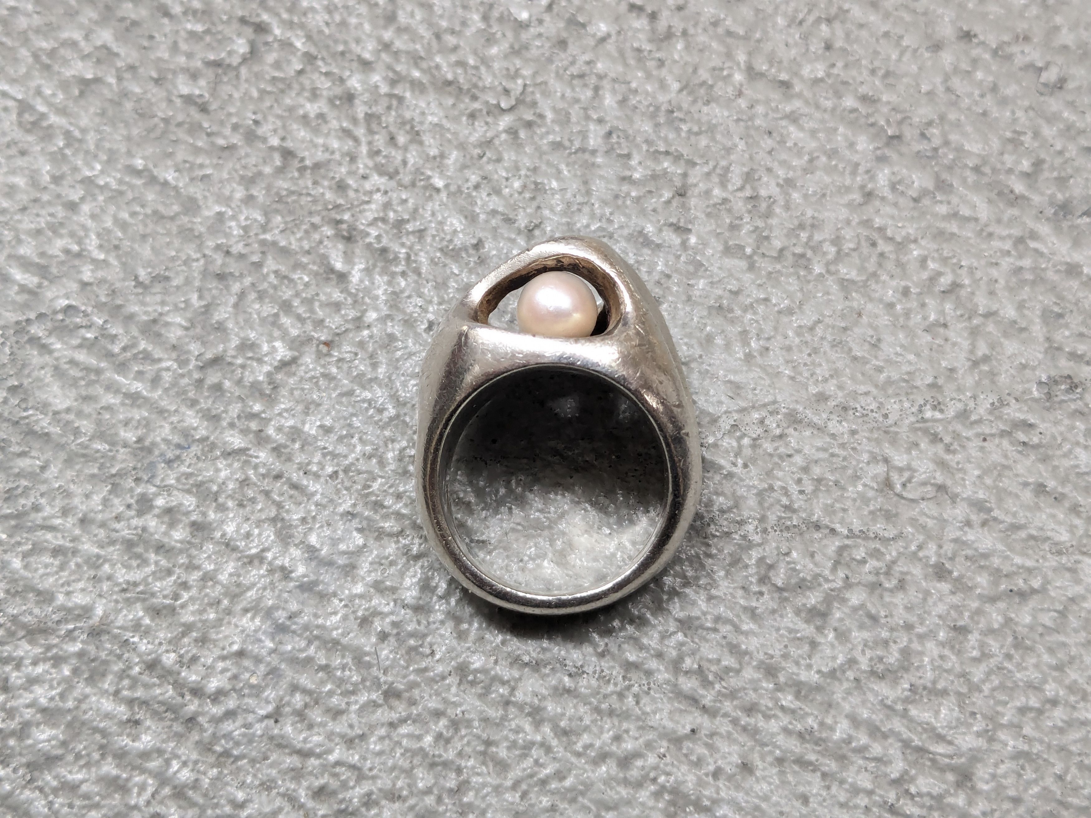 Jewelry Vintage Sterling Silver Ring Size 5.25 Henion Biomorphic Size ONE SIZE - 7 Thumbnail