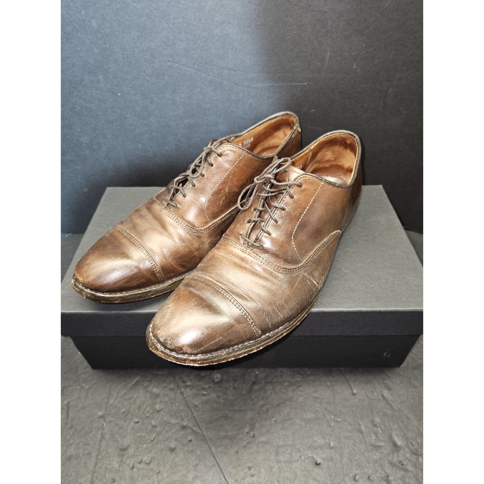 Allen Edmonds Allen Edmonds Park Ave Cap Toe Oxfords Mens Dress Shoes Size 10 D Brown Mahogany Brown (Vintage) Size ONE SIZE - 6 Thumbnail