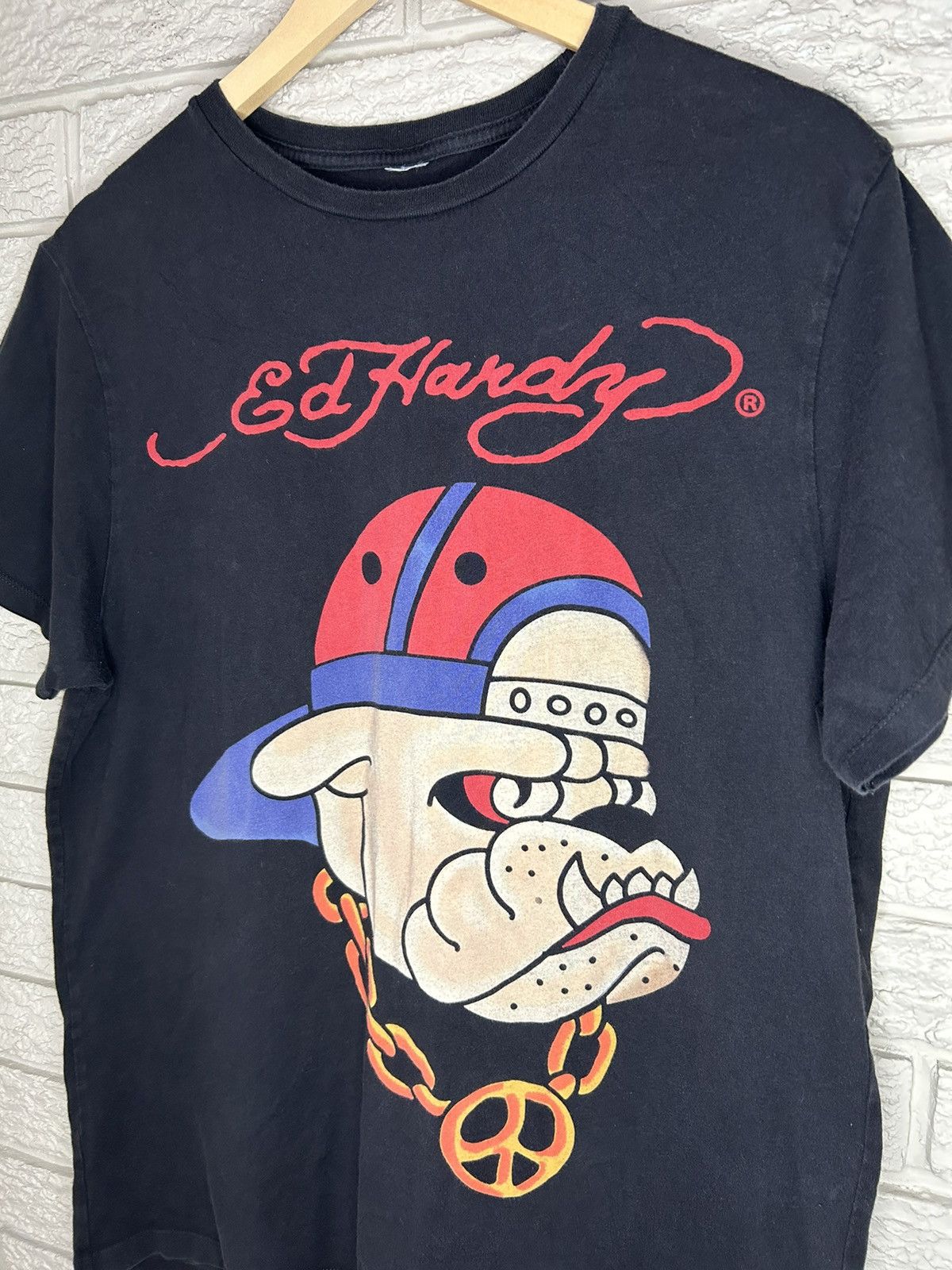 Ed Hardy Vintage Ed Hardy Bulldog T Shirt Size US M / EU 48-50 / 2 - 3 Thumbnail