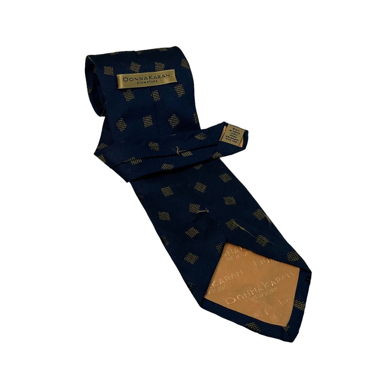 DKNY × Donna Karan Donna Karan Signature Monogram Silk Ties Size ONE SIZE - 3 Thumbnail